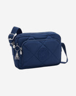 Kipling Abanu M Zip Airy Blue Ql Crossbody Bag I3440-93U