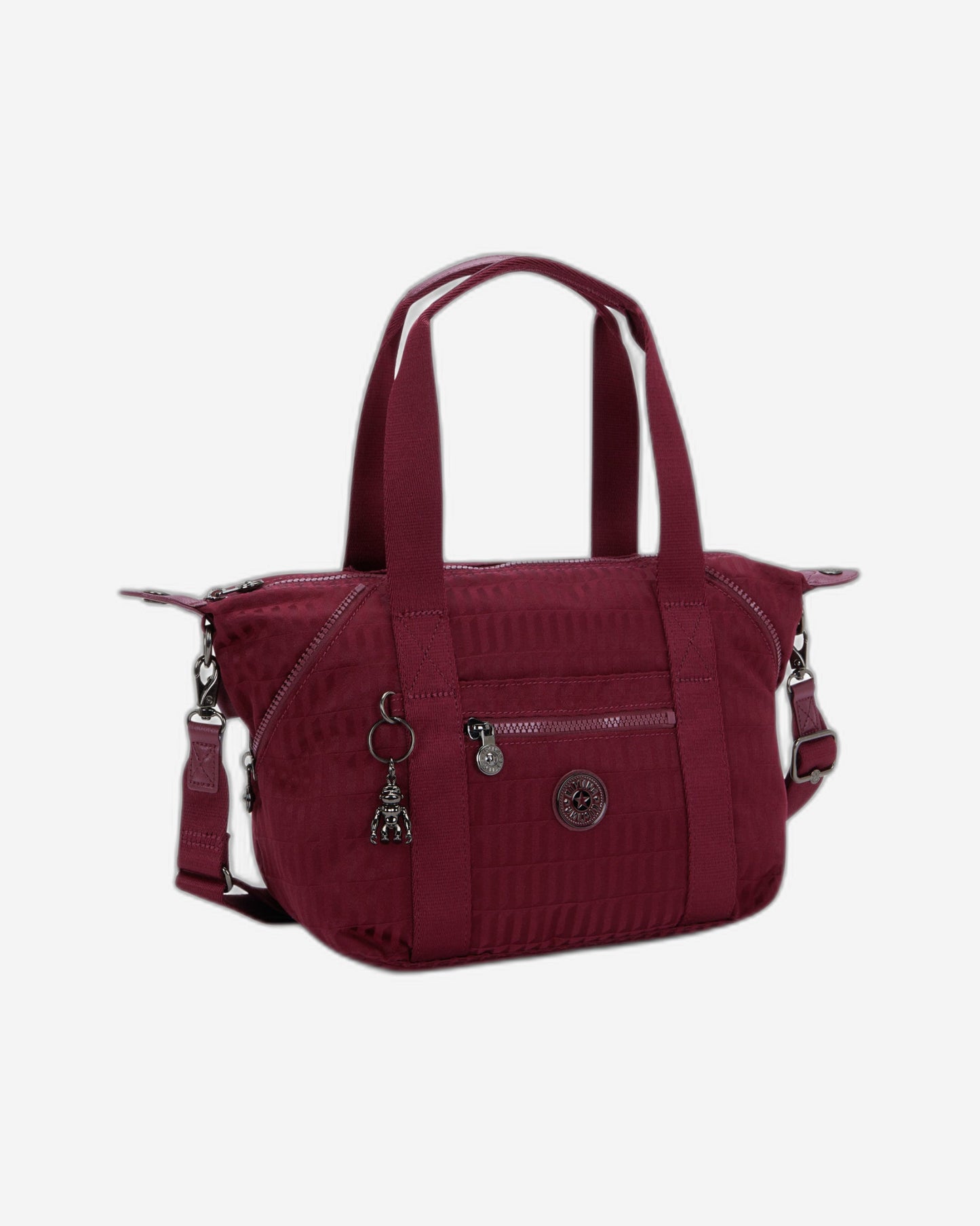 Kipling Art Mini Maroon Tile Jq Small handbag (with removable shoulderstrap) I3468-9HX