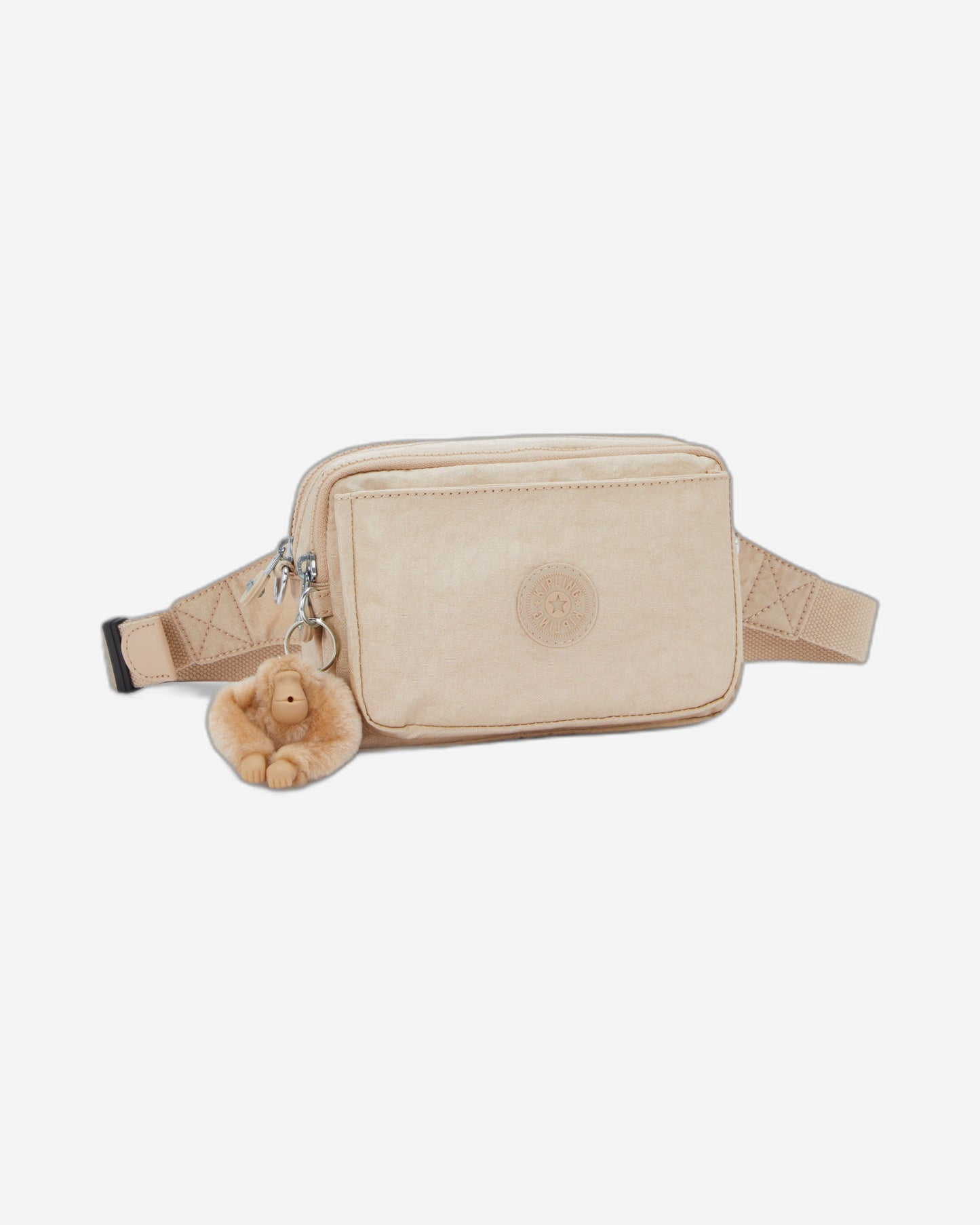 Kipling Abanu Multi Sparkled Beige Small crossbody convertible to waistbag (with removable shoulderstrap) I3492-5DV