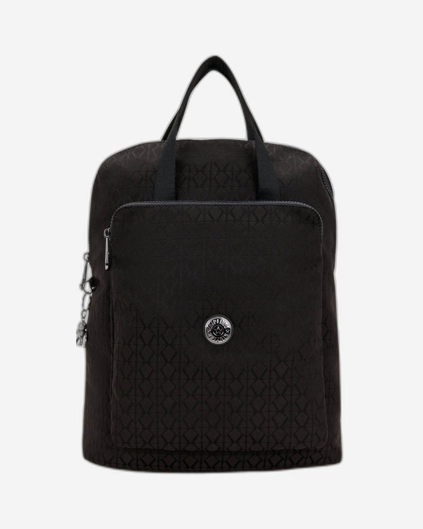 Kipling Kazuki Black Sign Jq Medium Backpack I3507-Y12