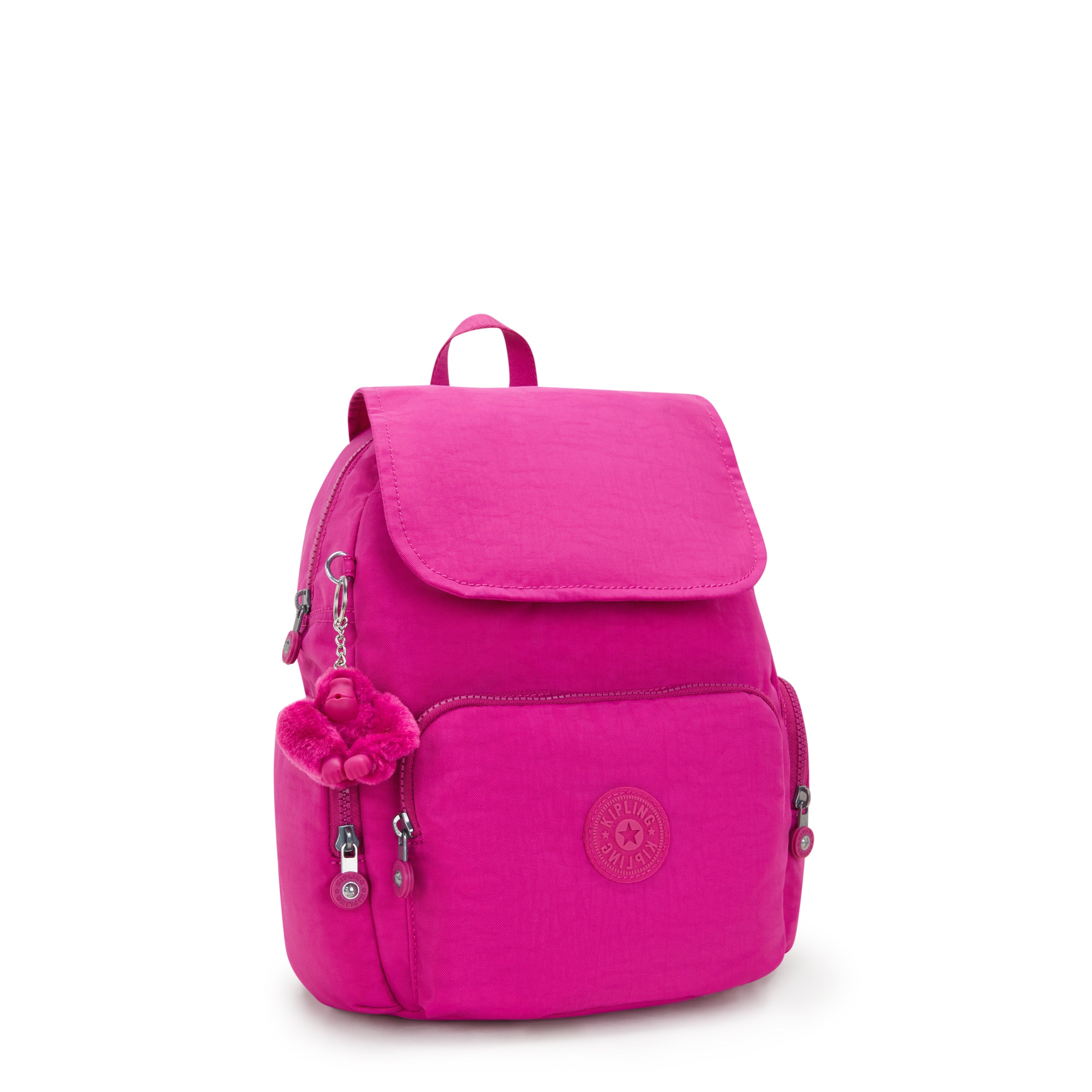 Kipling City Zip S Glowing Fuchsia Backpack I3523-3KU