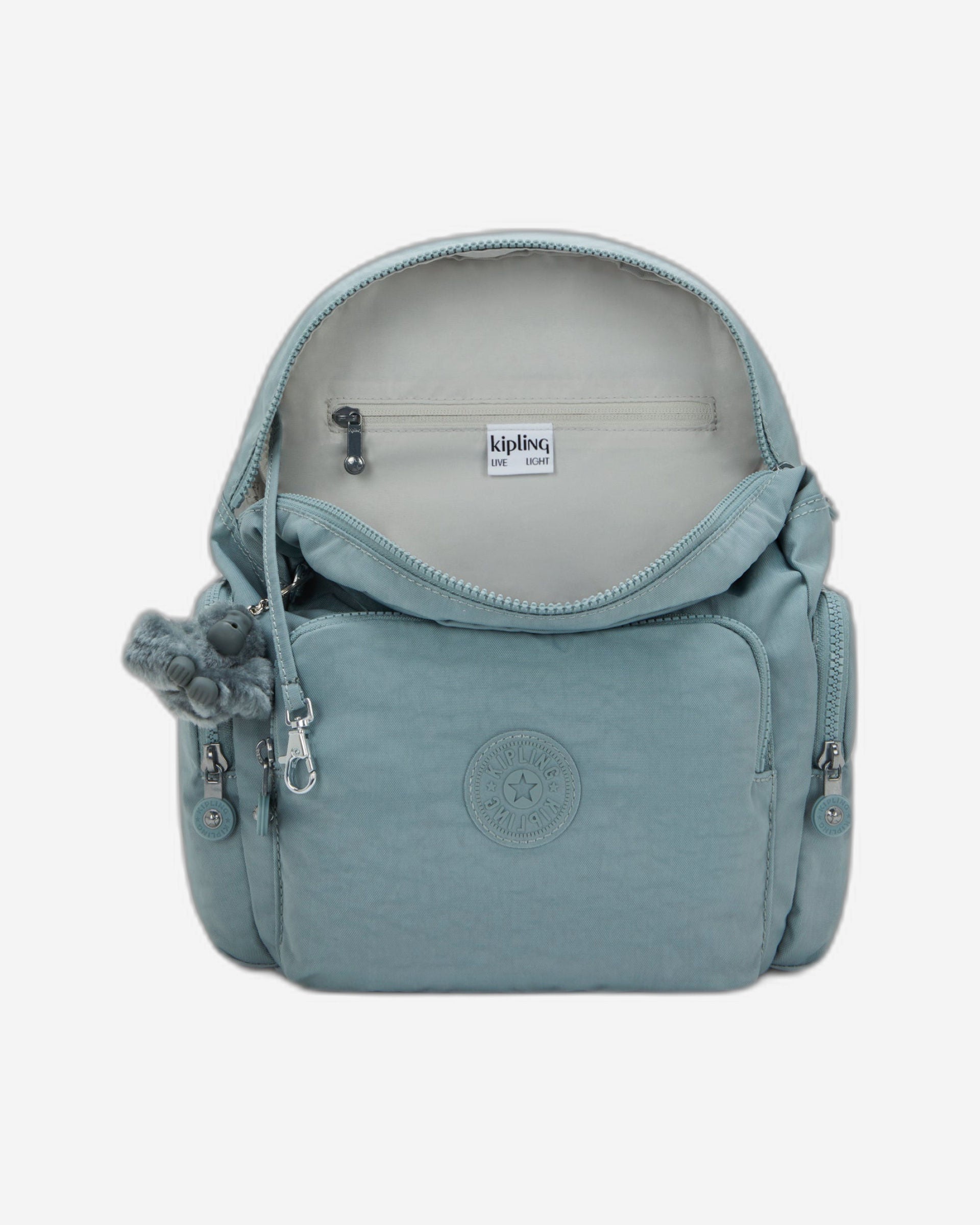 Kipling City Zip S Relaxed Grey Backpack I3523-3NL