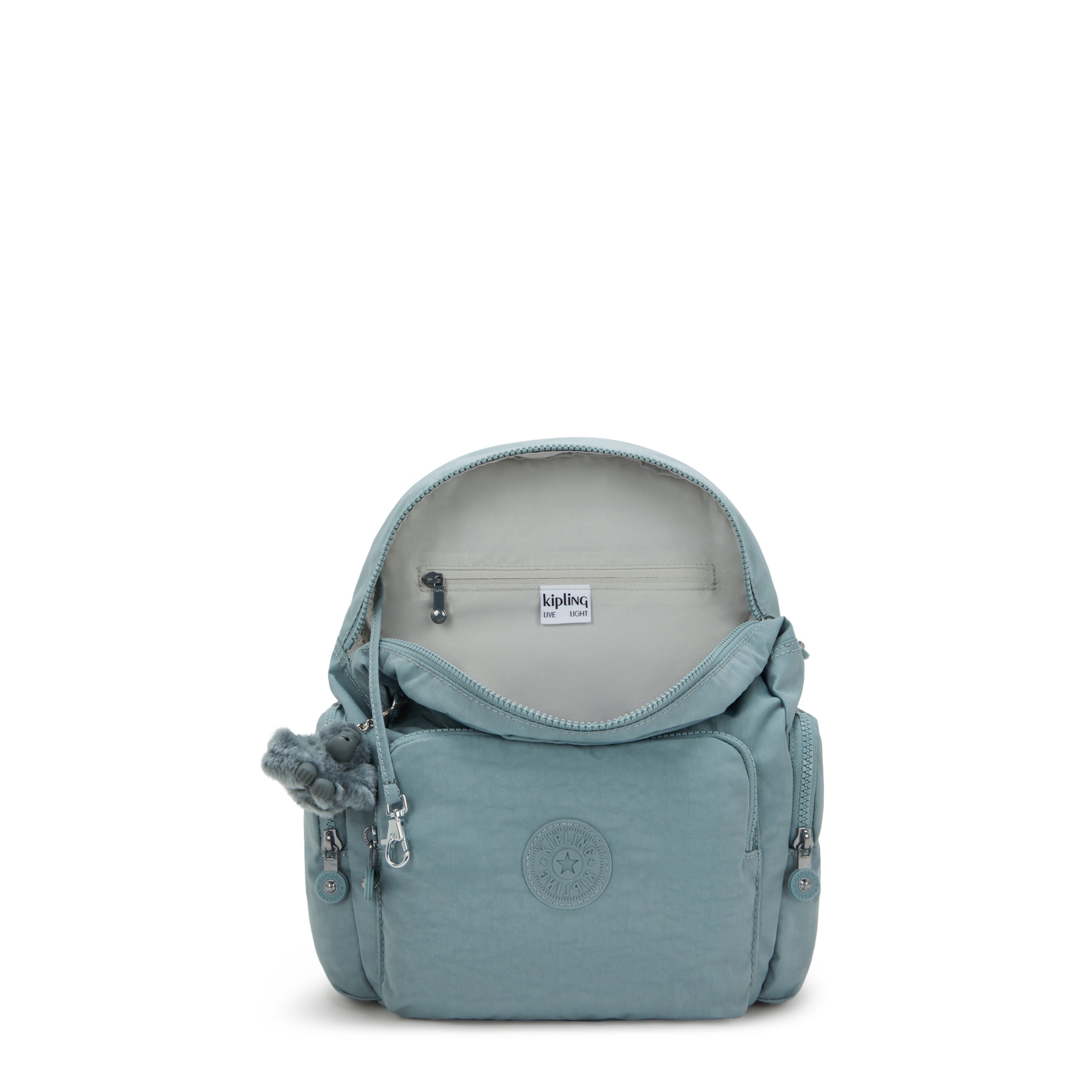 Kipling City Zip S Relaxed Grey Small Backpack I3523-3NL