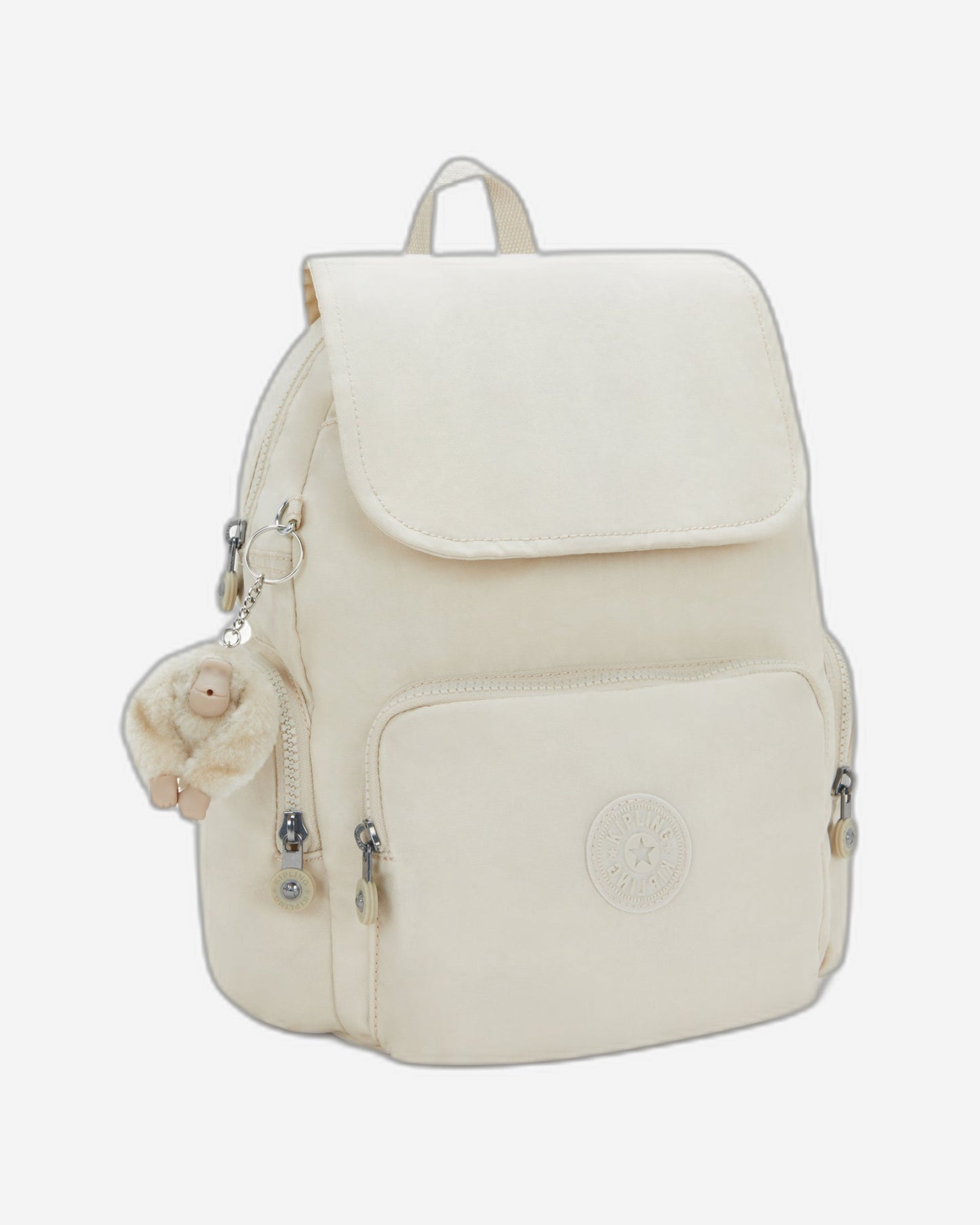Kipling City Zip S Hideaway Beige Small Backpack I3523-7JR