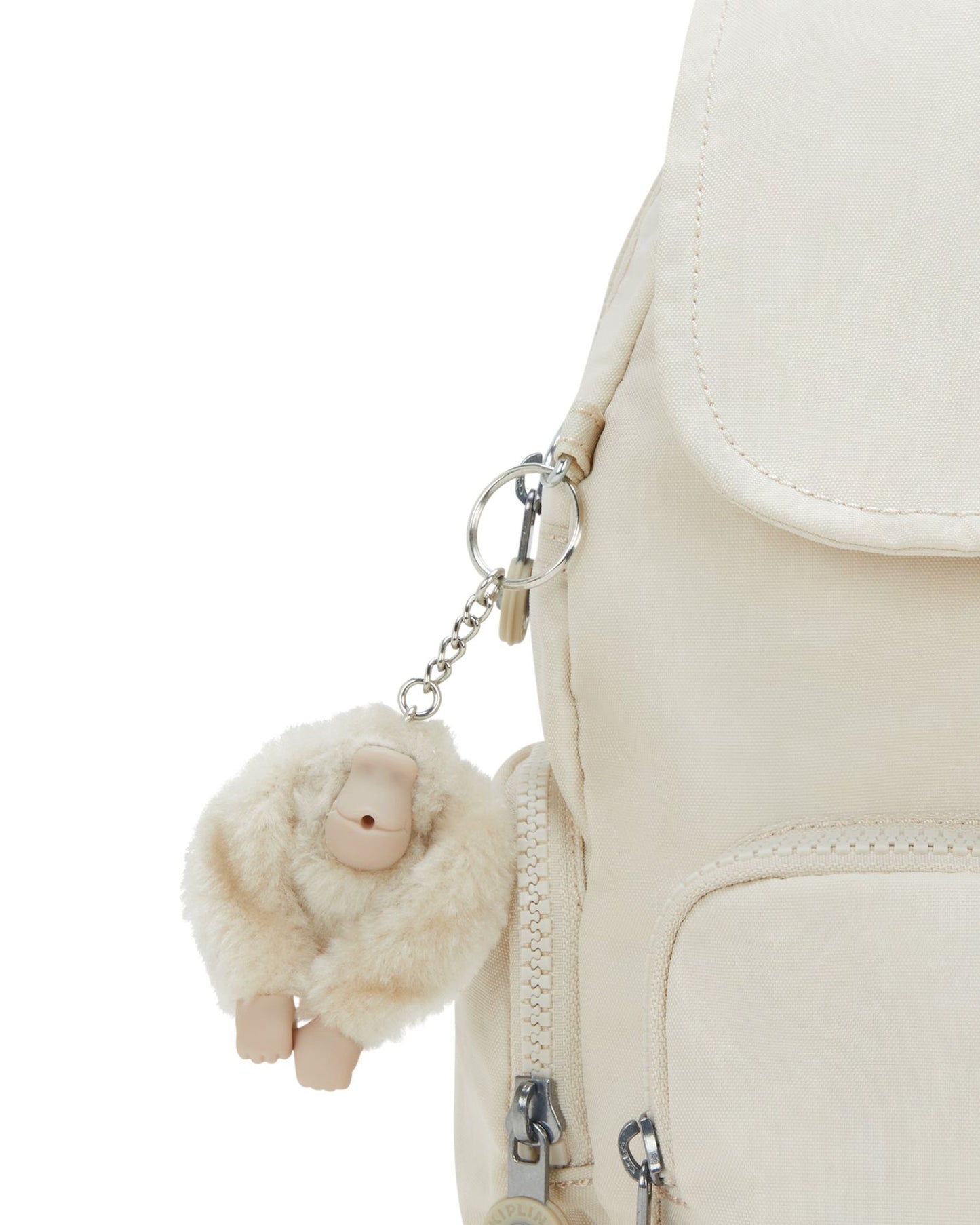 Kipling City Zip S Hideaway Beige Small Backpack I3523-7JR