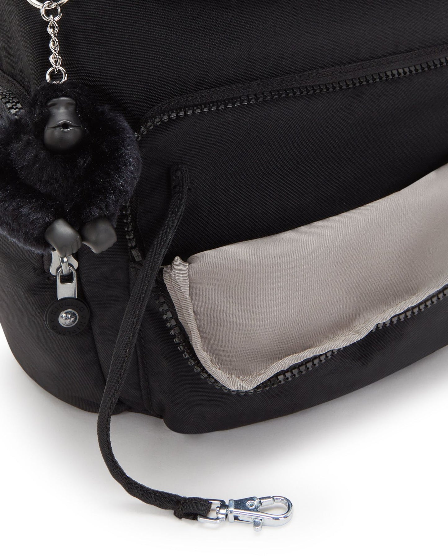 Kipling City Zip S Black Noir Small Backpack C2I3523-P39