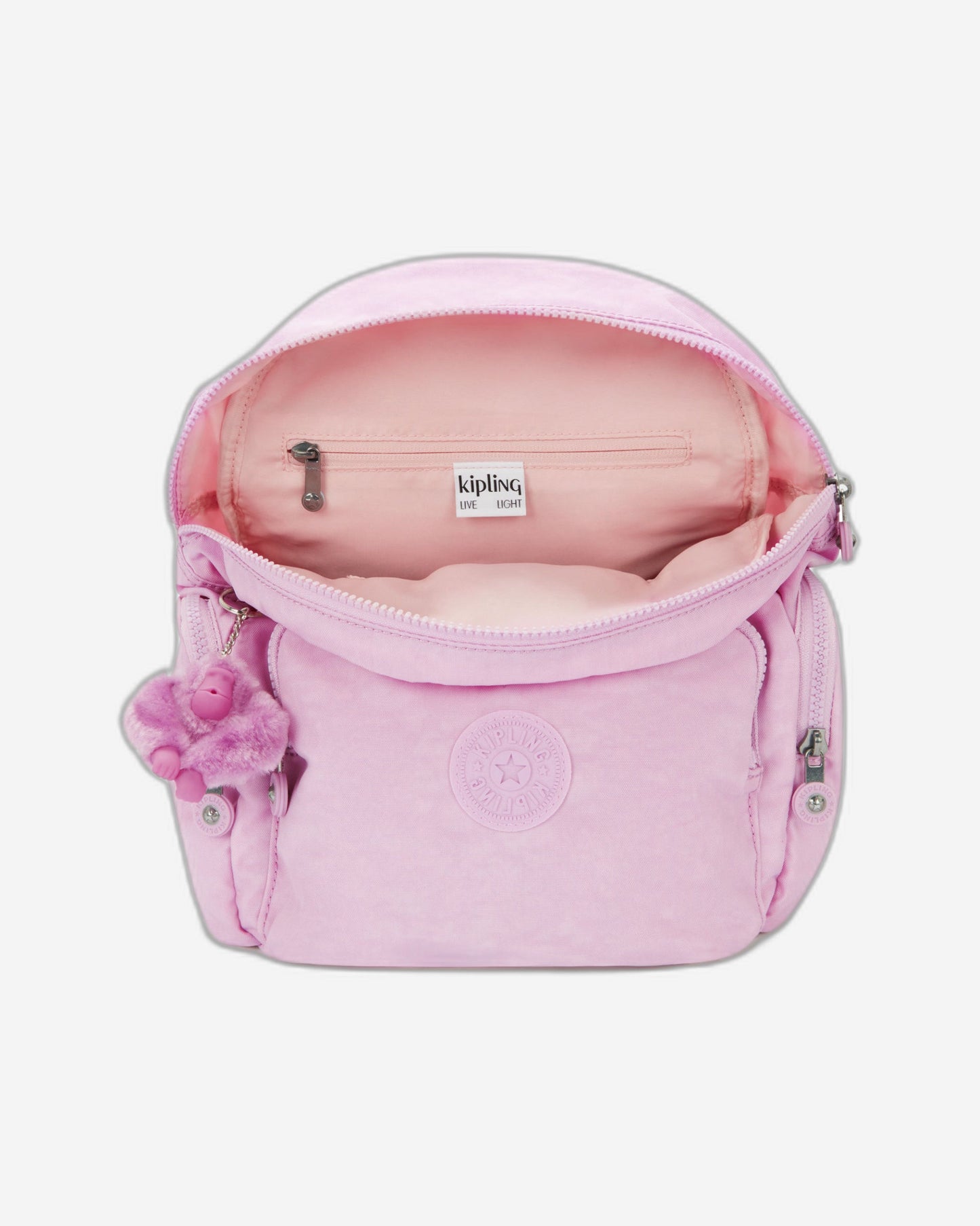 Kipling City Zip S Blooming Pink Small Backpack C2I3523-R2C
