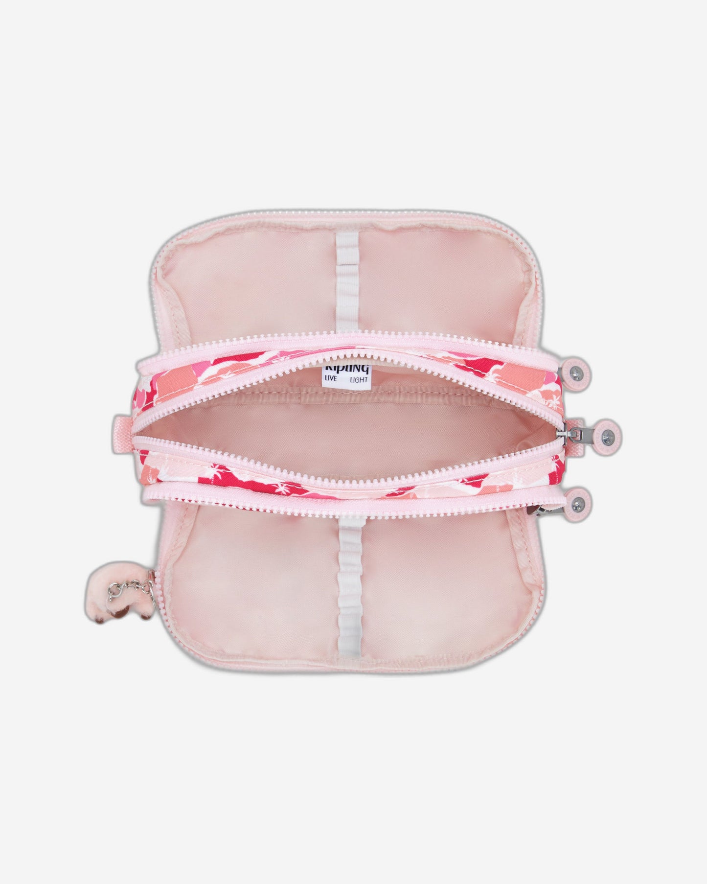 Kipling Gitroy Pink Palm Large pencase I3560-1BV