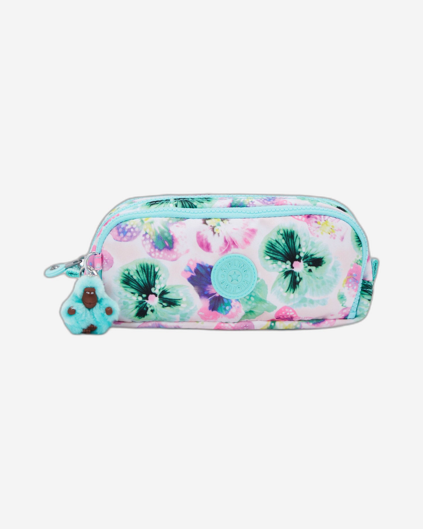 Kipling Gitroy Aqua Blossom Large Pencase C2I3560-7EC