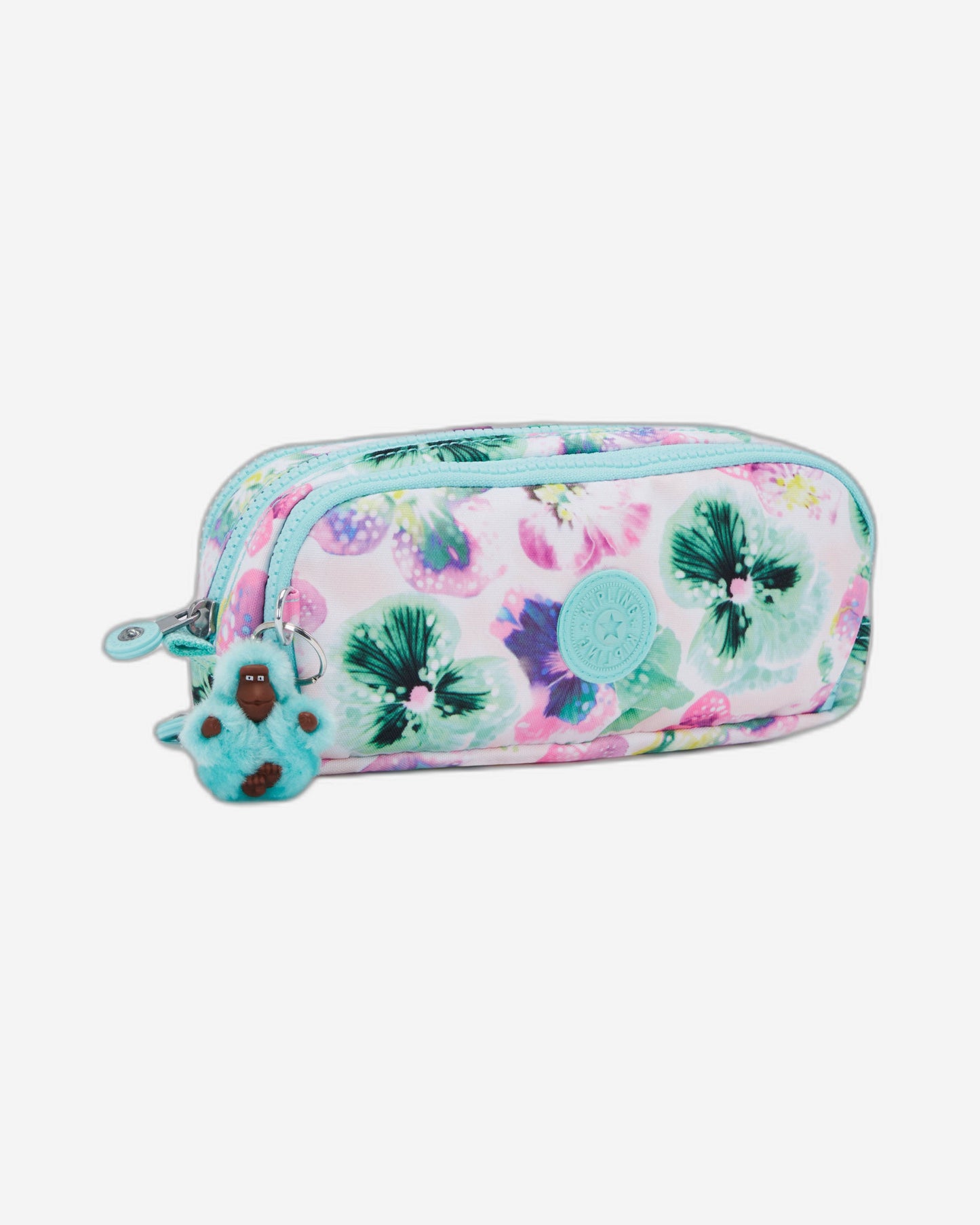 Kipling Gitroy Aqua Blossom Large Pencase C2I3560-7EC