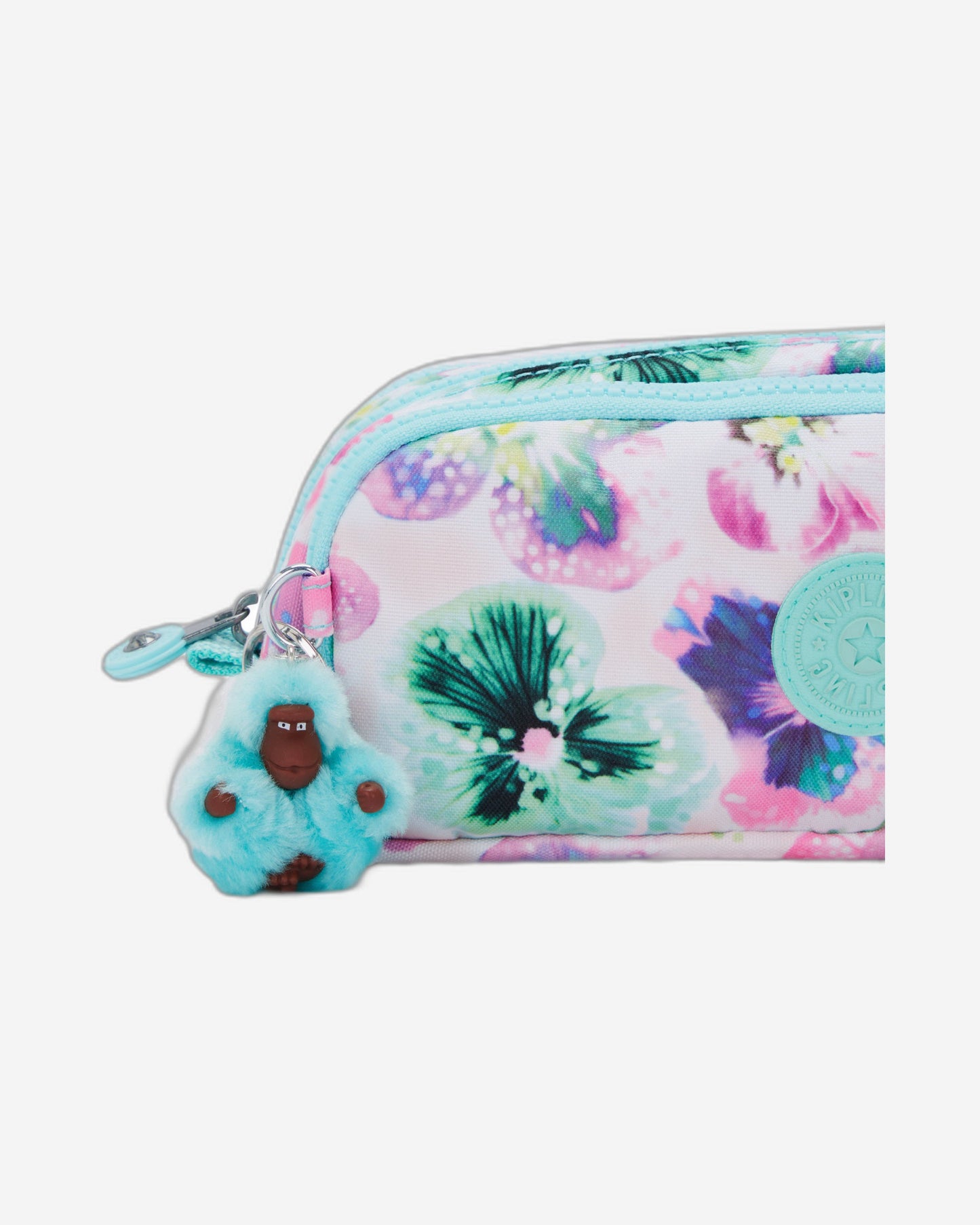 Kipling Gitroy Aqua Blossom Large Pencase C2I3560-7EC