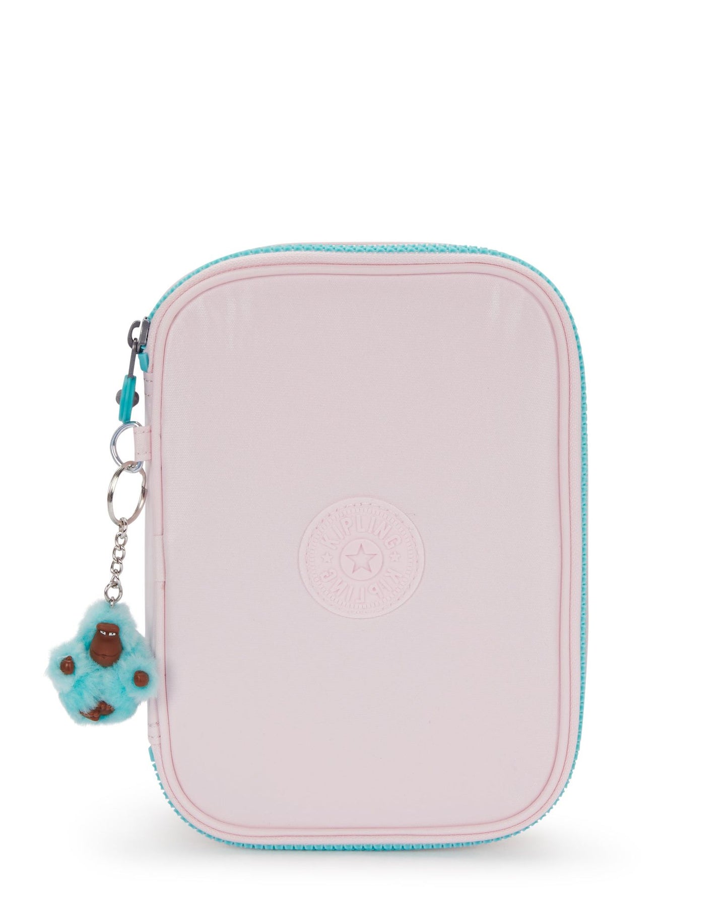 Kipling 100 Pens Sea Pink Met Large pencase I3624-52J