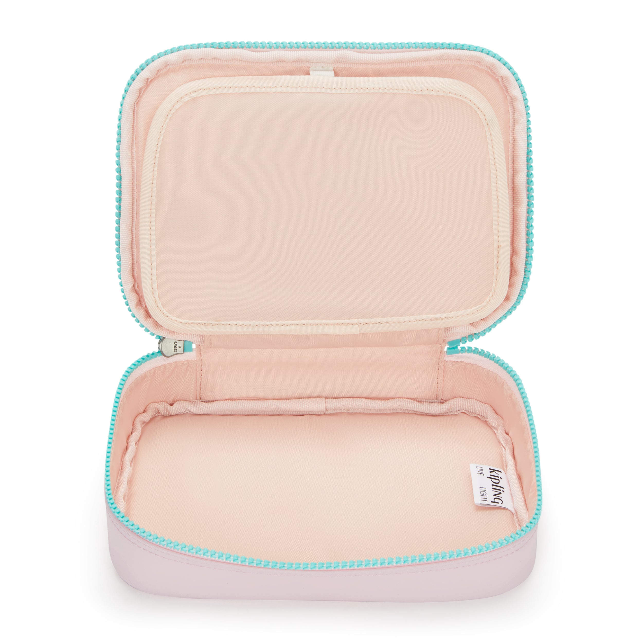 Kipling 100 Pens Sea Pink Met Large pencase I3624-52J