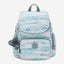 Kipling City Zip Mini Palmtree Leaves Small Backpack I3735-3QN