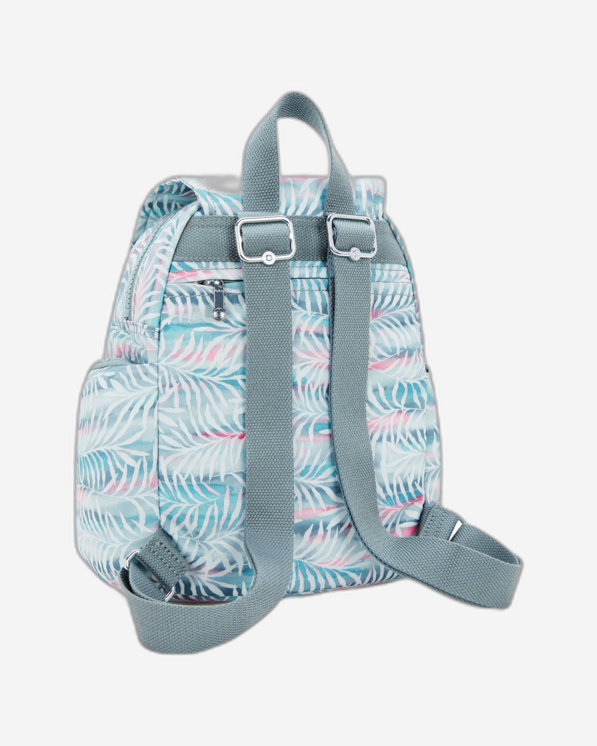 Kipling City Zip Mini Palmtree Leaves Small Backpack I3735-3QN