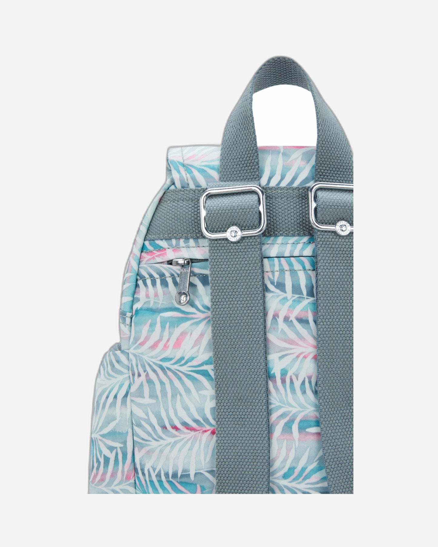 Kipling City Zip Mini Palmtree Leaves Small Backpack I3735-3QN