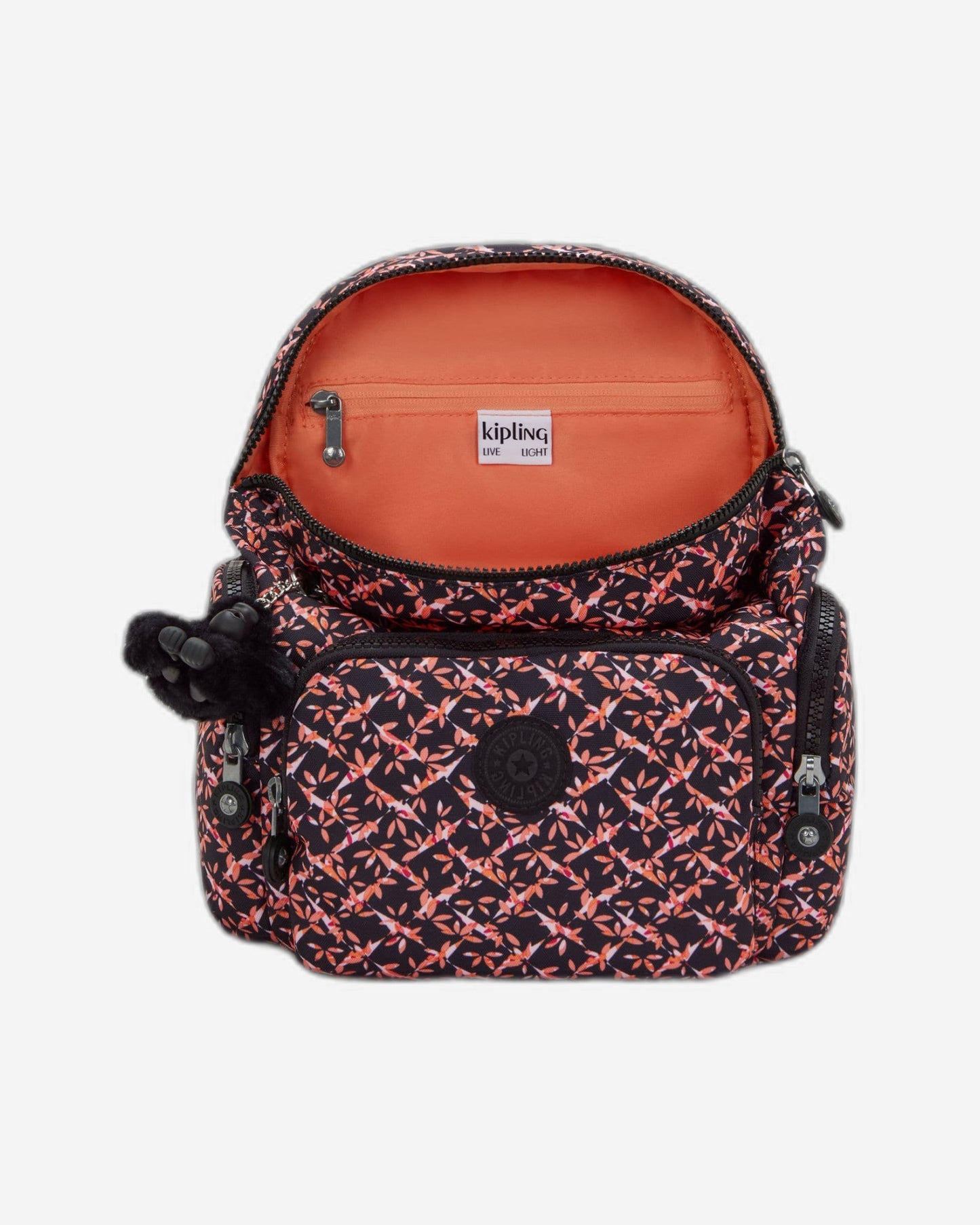 Kipling City Zip Mini Dancing Bouquet Small Backpack I3735-46X