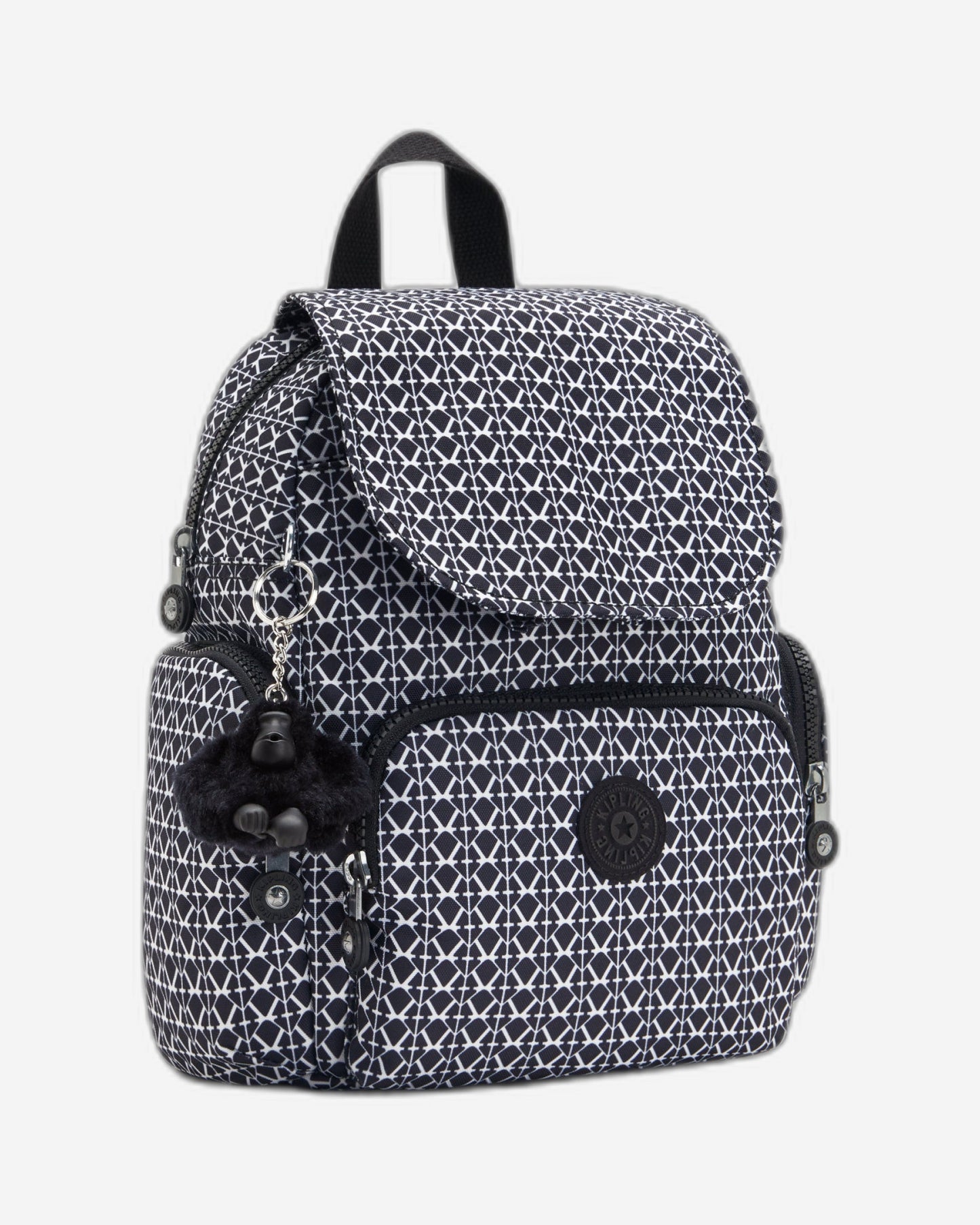 Kipling City Zip Mini Signature Print Mini Backpack C2I3735-DD2