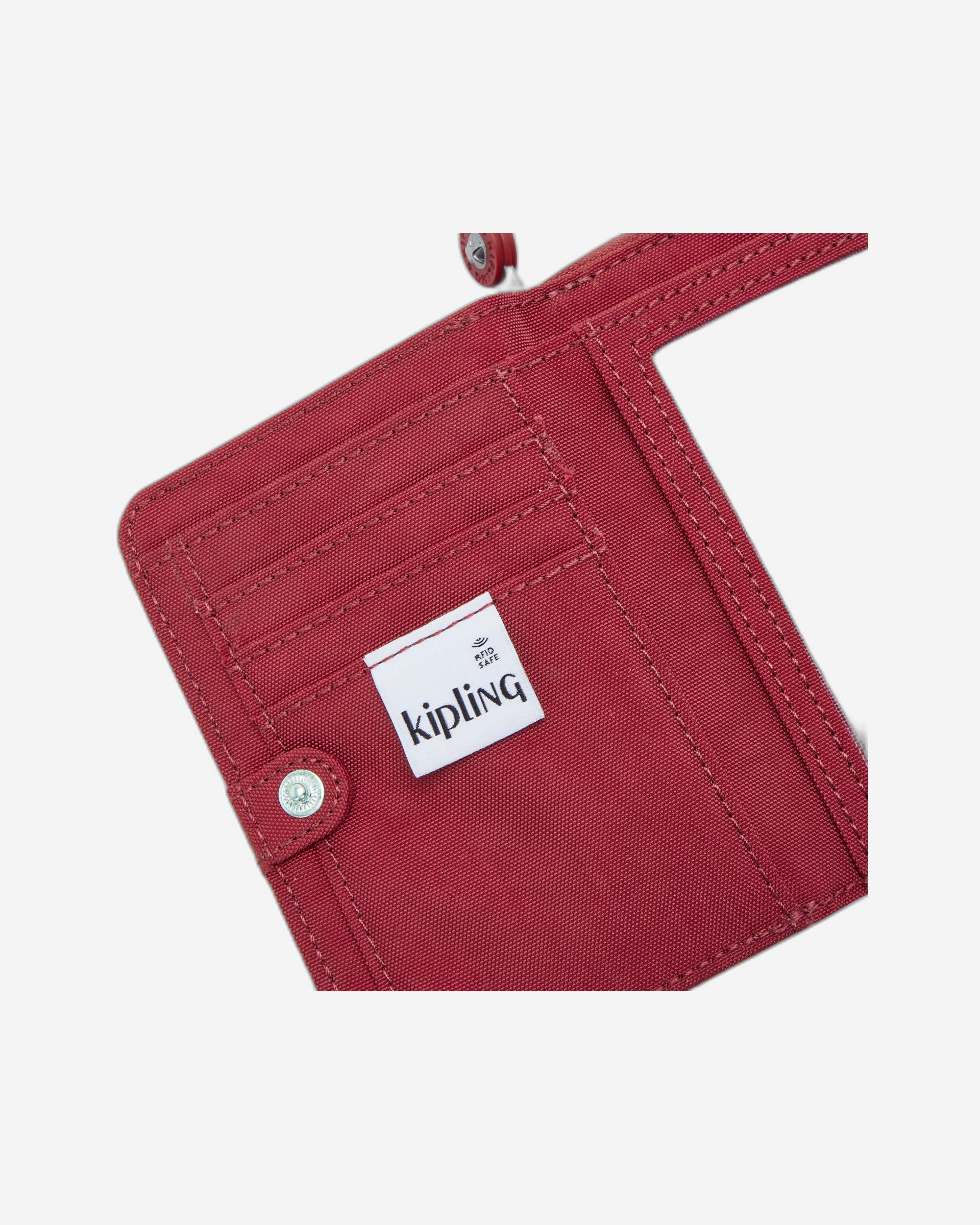 Kipling Money Love Funky Red Wallet I3738-4SS