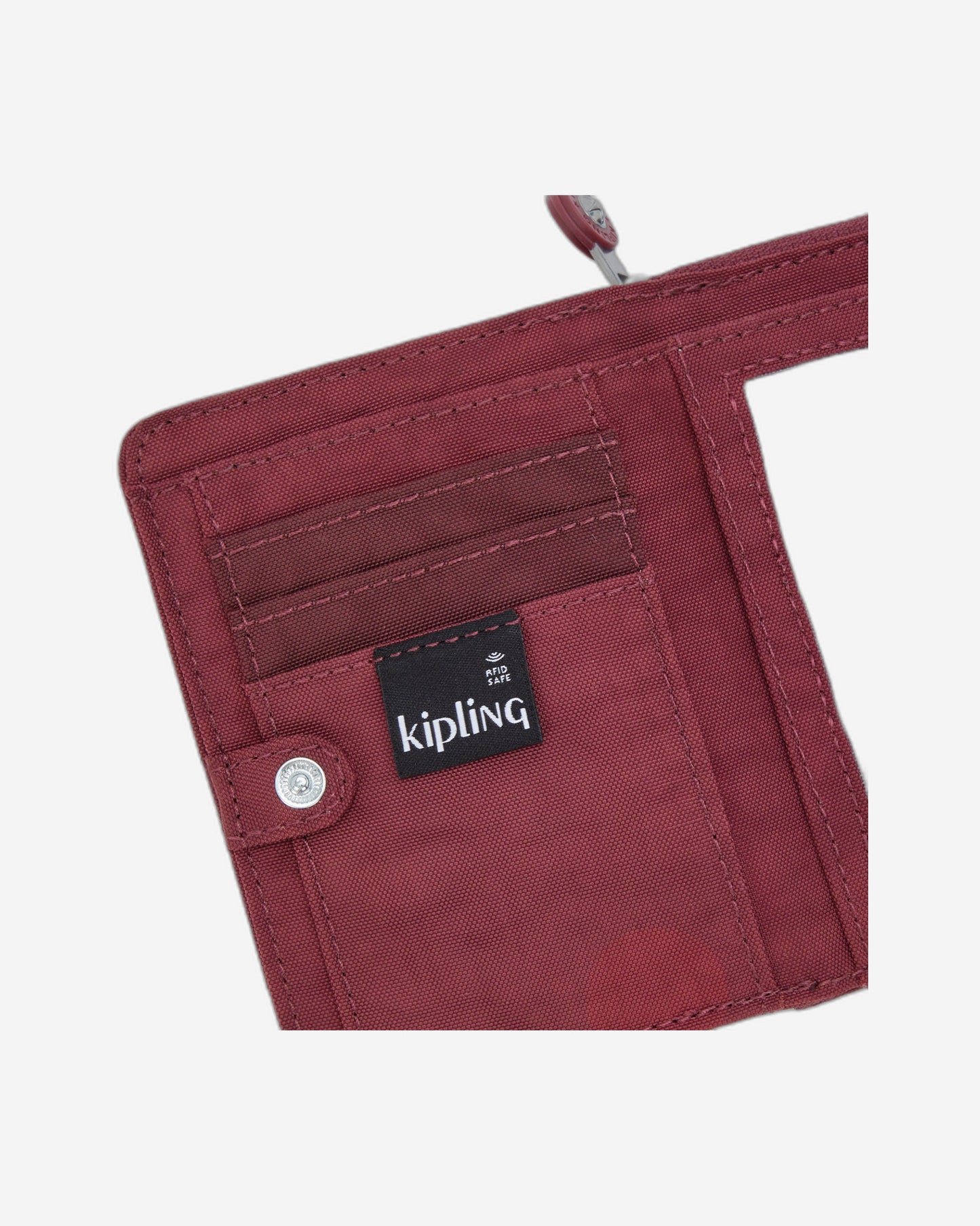 Kipling Money Love Lounge Wine Medium Wallet I3738-5FW