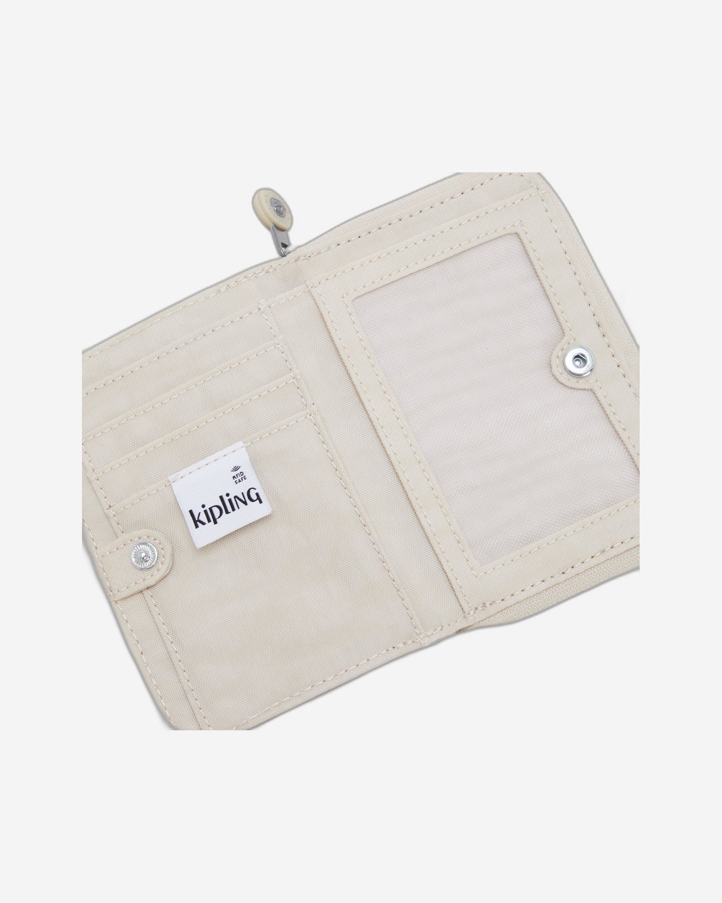 Kipling Money Love Hideaway Beige Medium Wallet I3738-7JR