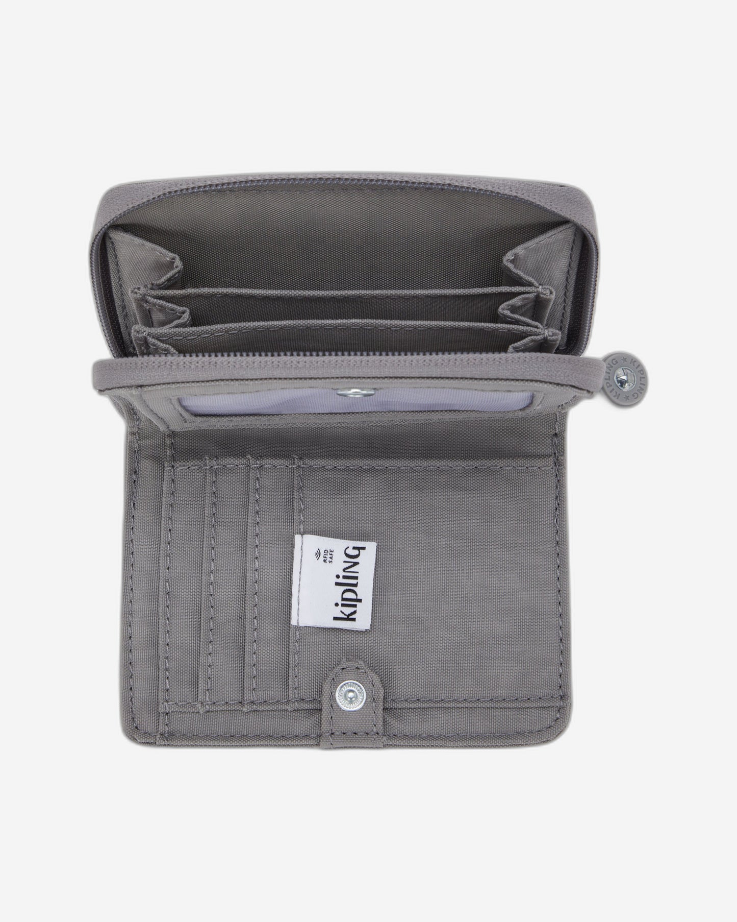 Kipling Money Love Inviting Grey Medium Wallet I3738-8DH