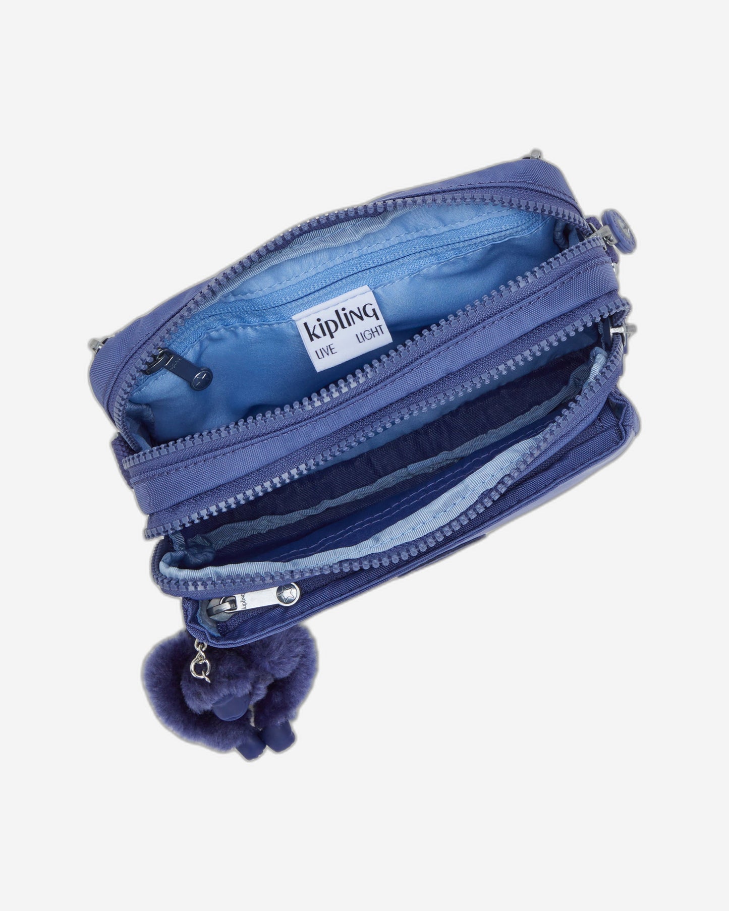 Kipling Abanu Multi Ocean Blue Small Crossbody Convertible To WaistBag  I3795-24U