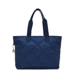 Kipling Colissa Up Airy Blue Quilt Large Tote I3866-93U