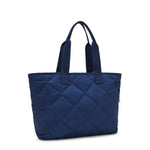 Kipling Colissa Up Airy Blue Quilt Tote Bag I3866-93U