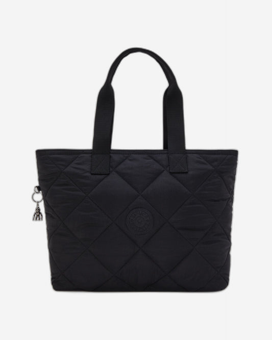 Kipling Colissa Up Cosmic Black Quilt Large Tote I3866-95R