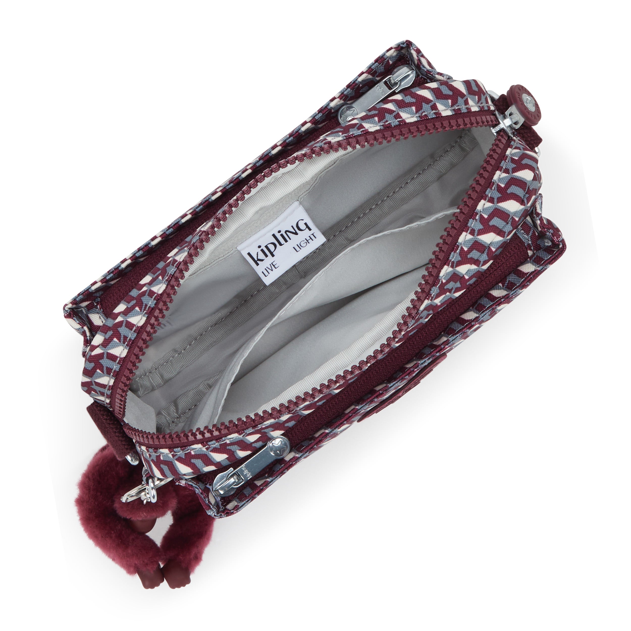 Kipling Abanu 3Dk Wine Small crossbody I3942-1PB