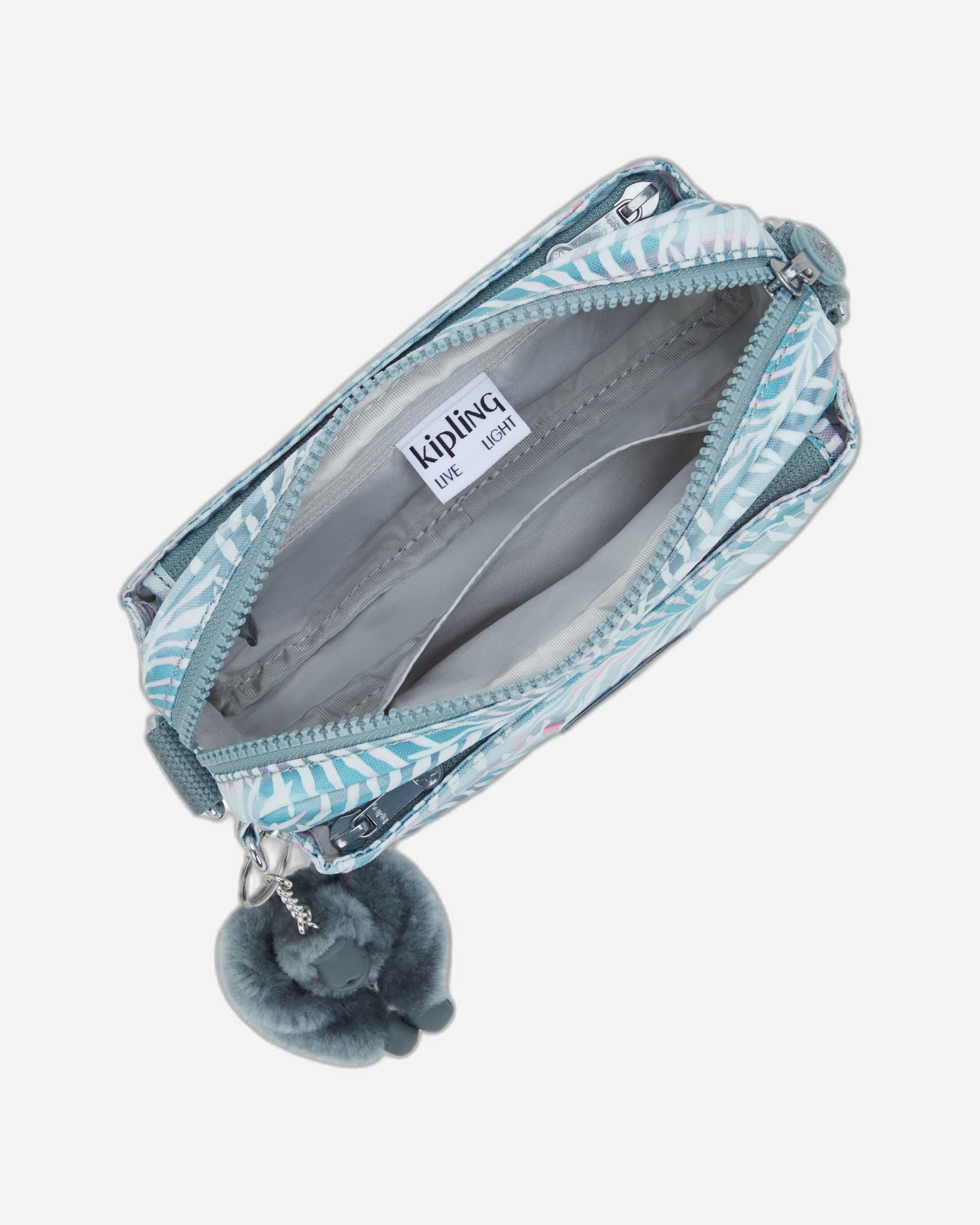 Kipling Abanu Palmtree Leaves Crossbody Bag I3942-3QN