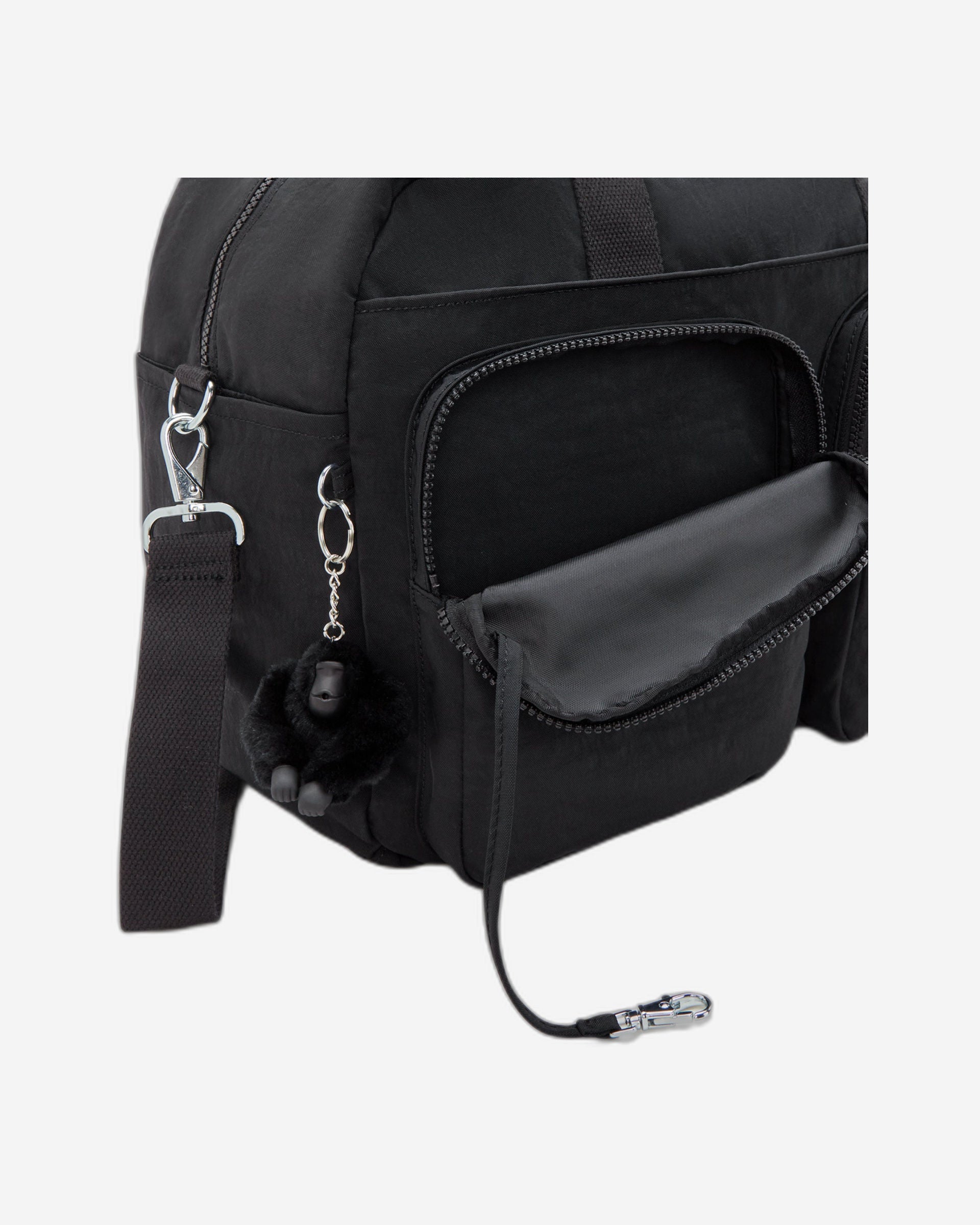 Kipling Defea XL Black Noir Weekender Shoulder Bag I3958-P39