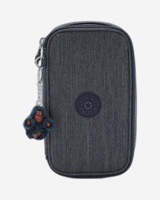 Kipling 50 Pens Marine Navy Pen Case I4019-58C