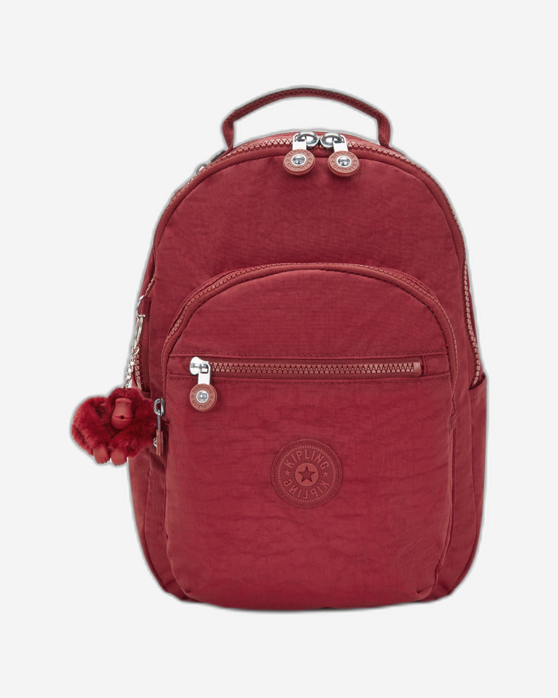 Kipling Seoul S Funky Red Small Backpack with Laptop Protection I4082-4SS