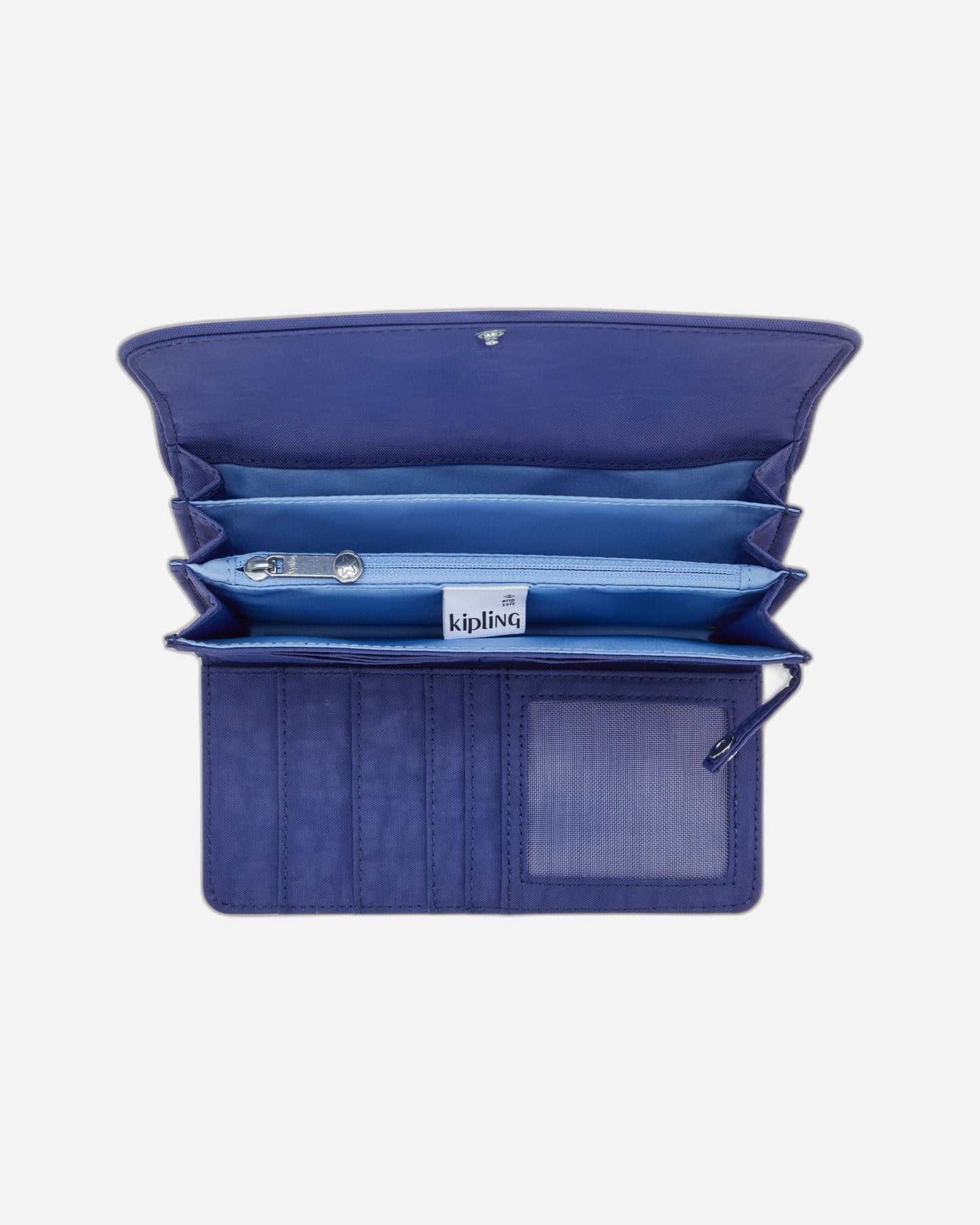 Kipling Money Land Ocean Blue Large Wallet I4191-24U