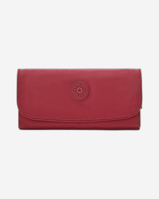 Kipling Money Land Funky Red Large Wallet I4191-4SS