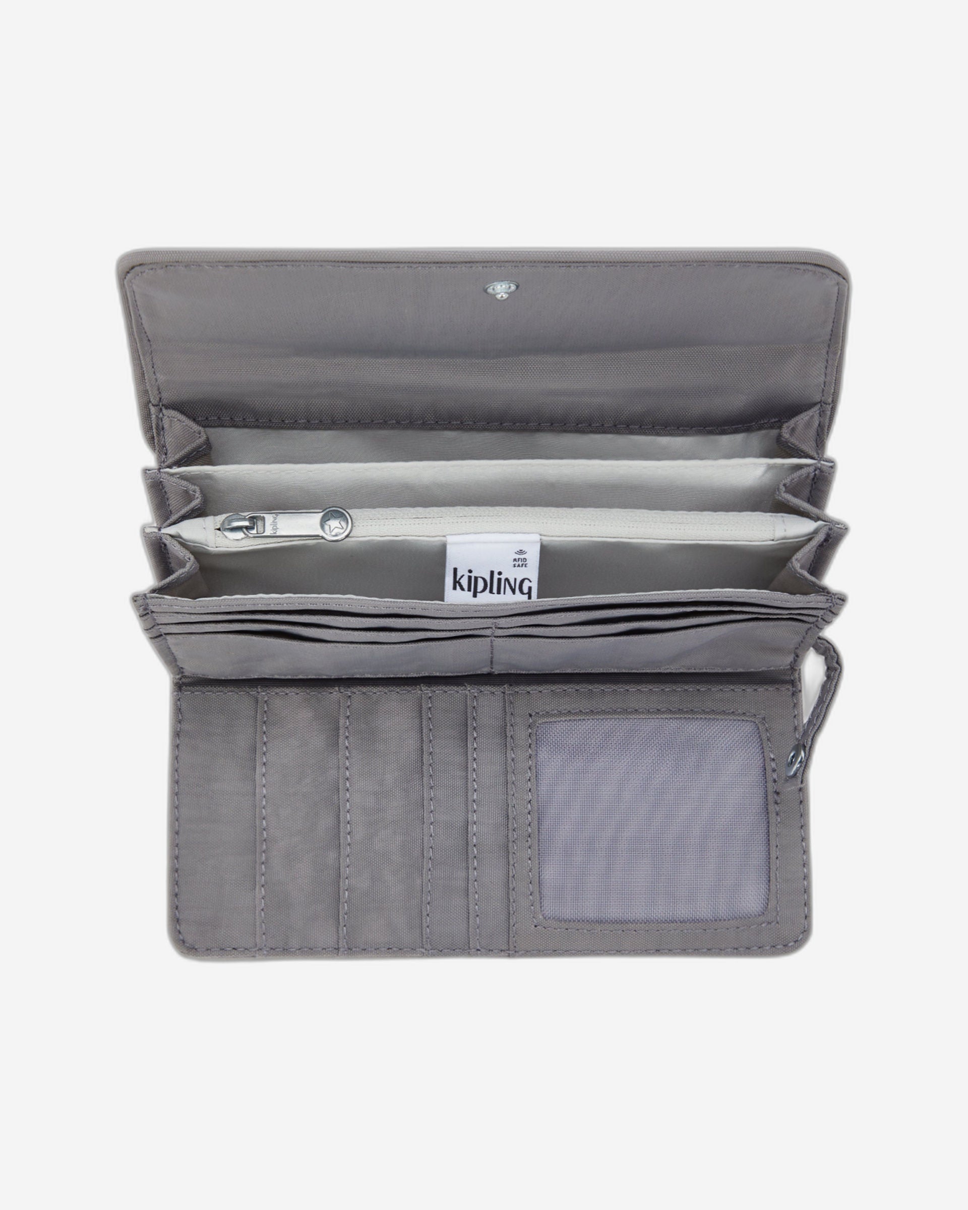 Kipling Money Land Inviting Grey Large wallet I4191-8DH