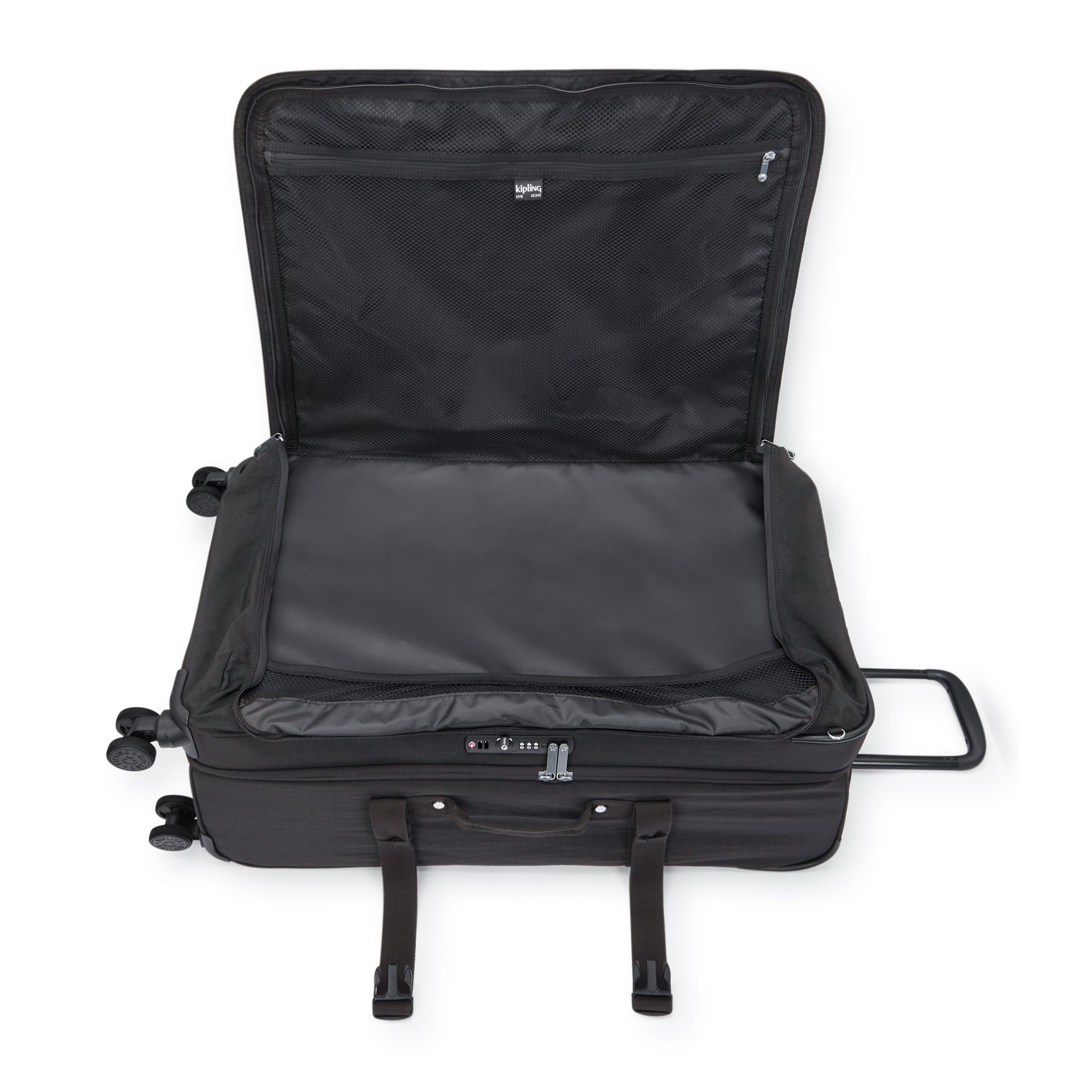 Kipling Spontaneous L Black Noir Wheeled Luggage C2I4193-P39