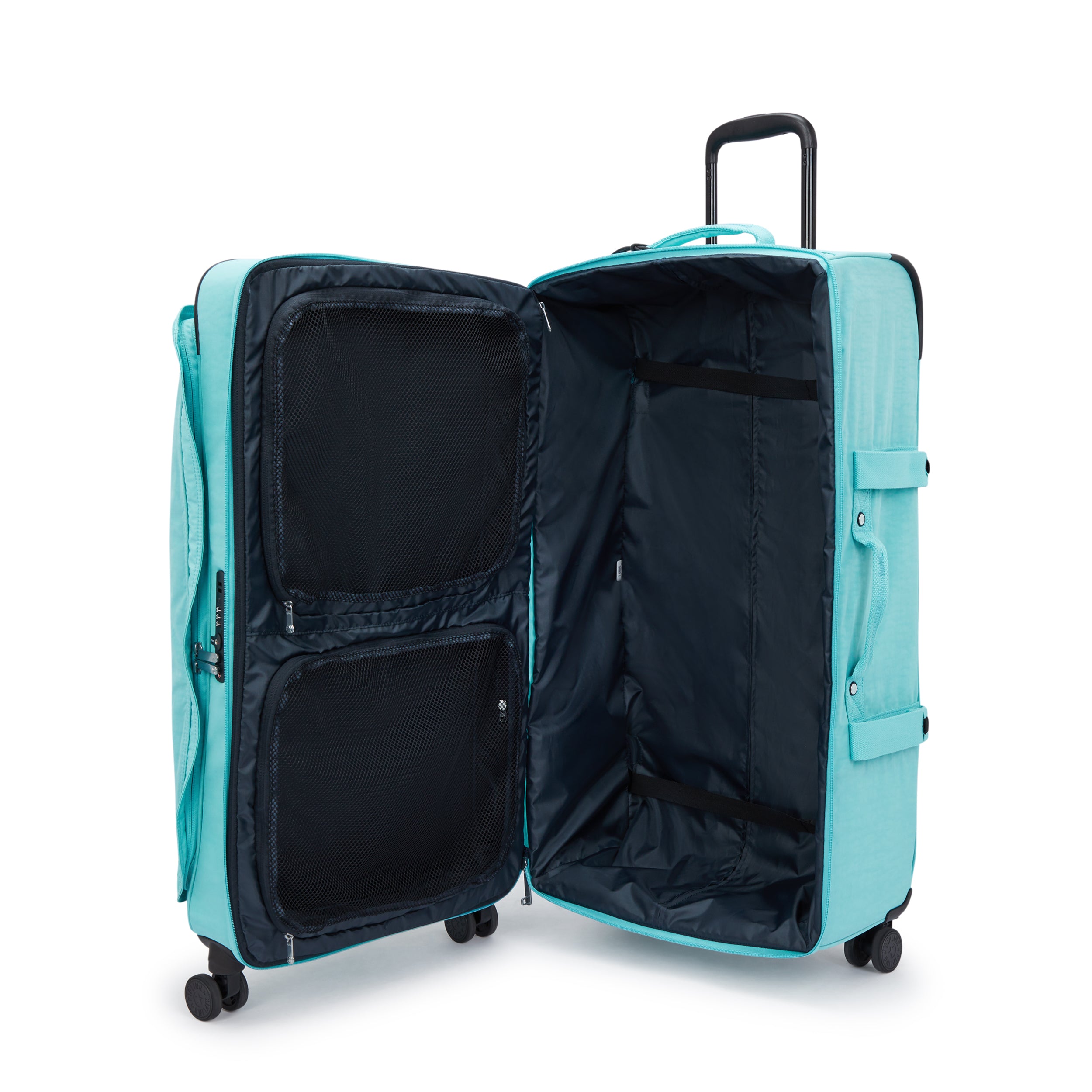 Kipling-Spontaneous L-Large Wheeled Luggage-Deepest Aqua-I4193-T6E