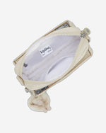 Kipling Abanu Hideaway Beige Crossbody Bag I4208-7JR