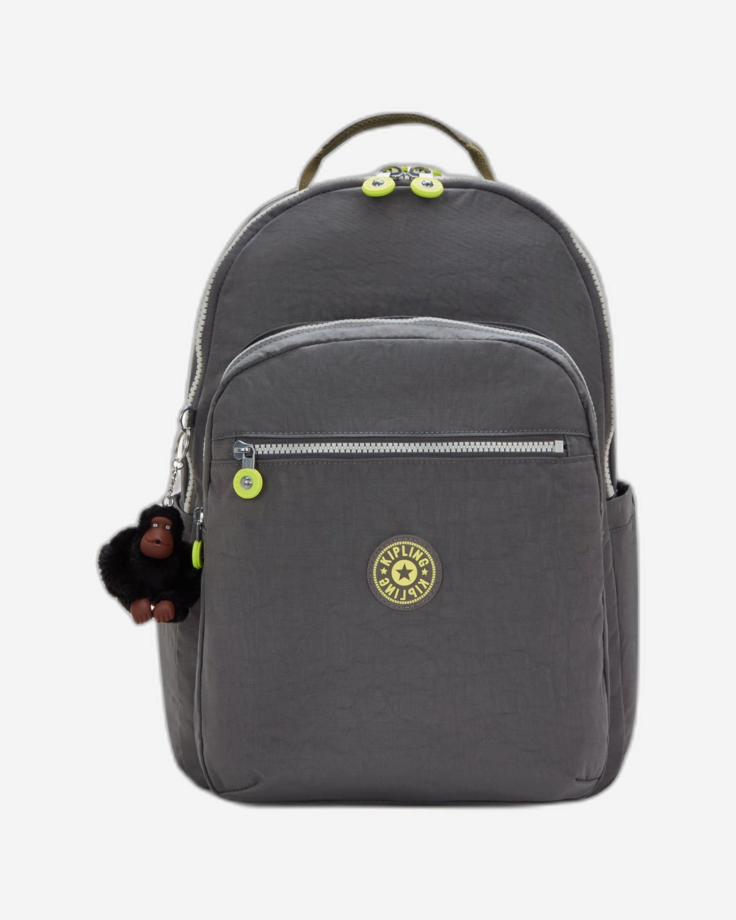 Kipling Seoul Lap Back to Grey Large backpack with laptop compartment I4275-1DX