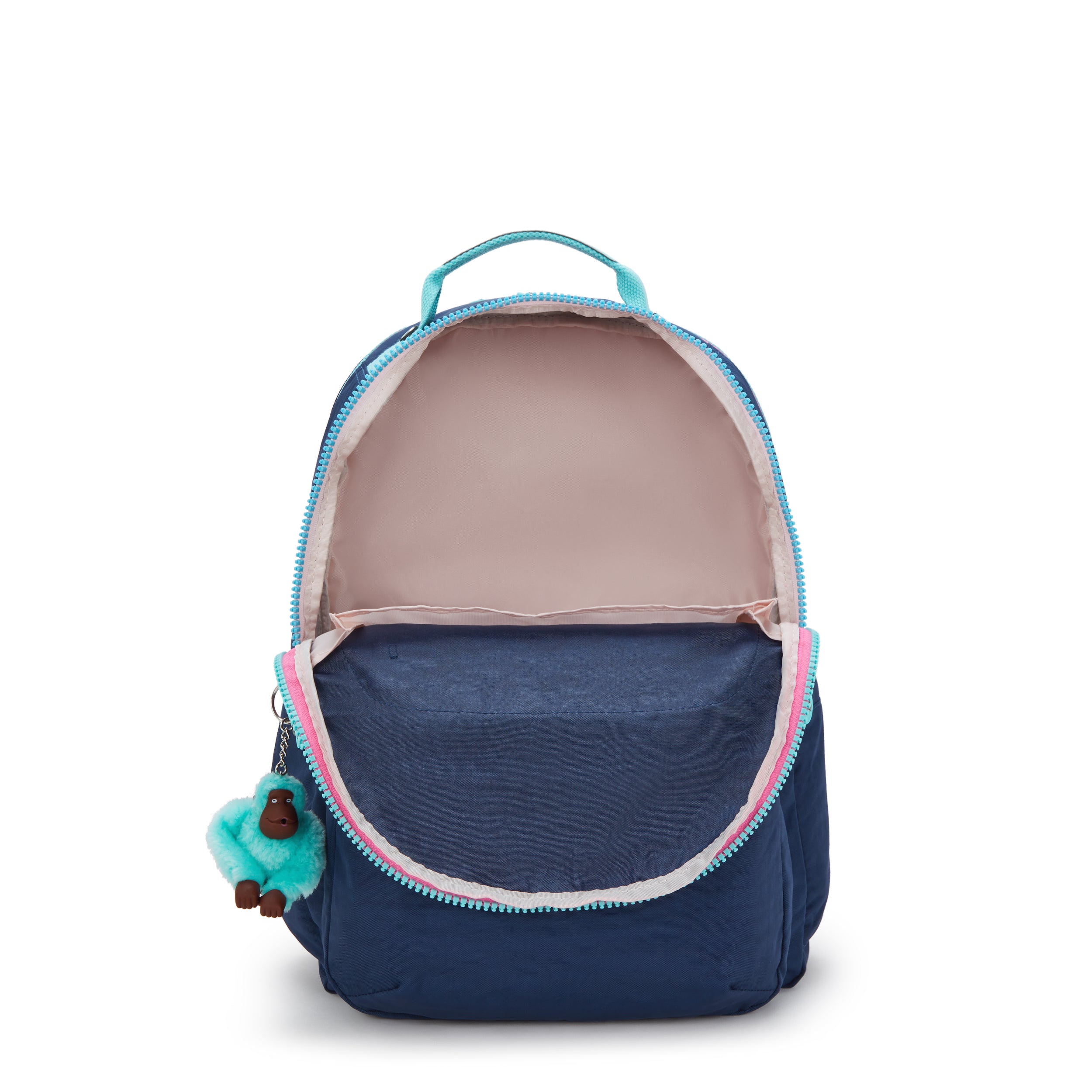 Kipling Seoul Lap Resort Navy Large backpack with laptop compartment I4275-2DG