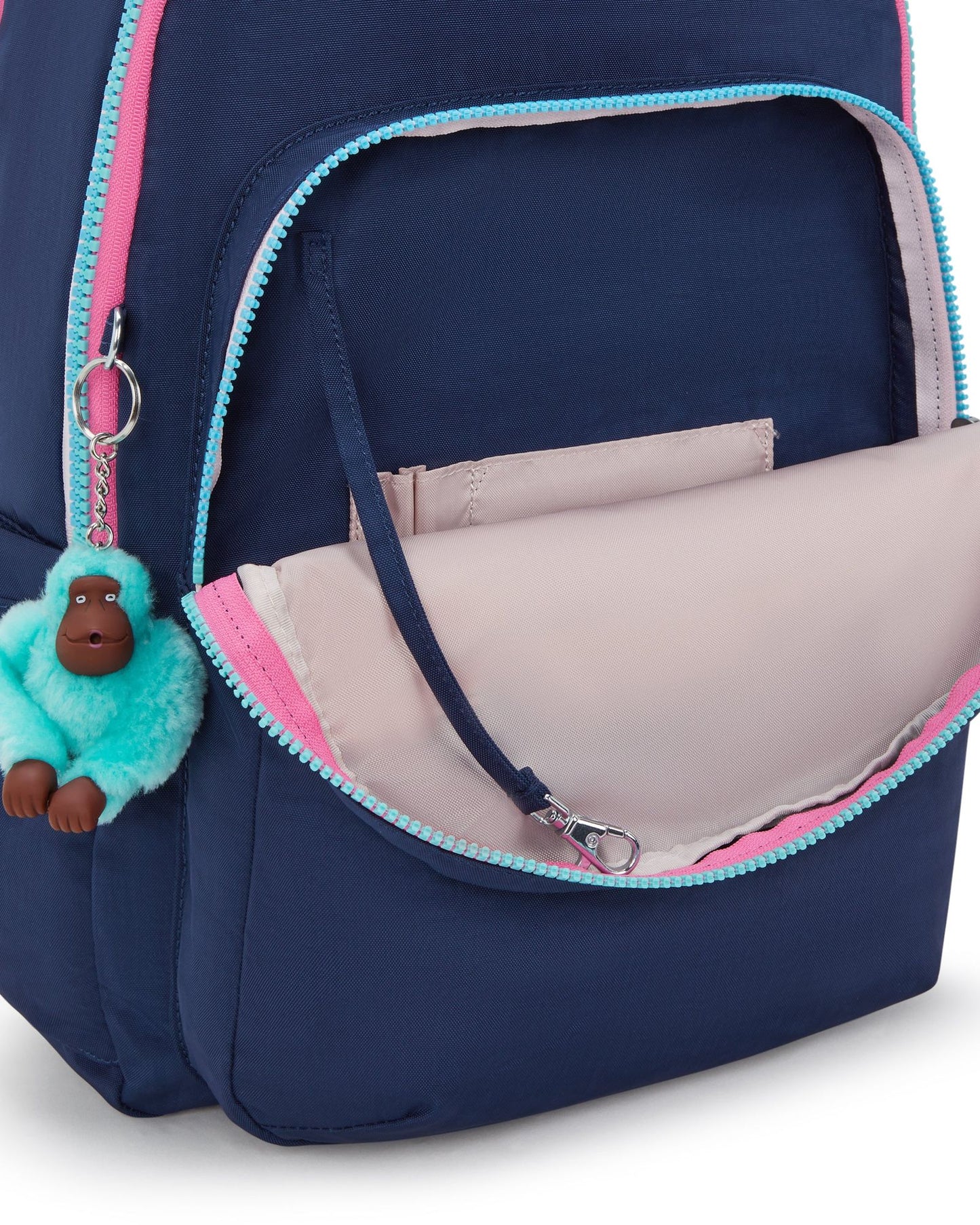 Kipling Seoul Lap Resort Navy Large backpack with laptop compartment I4275-2DG