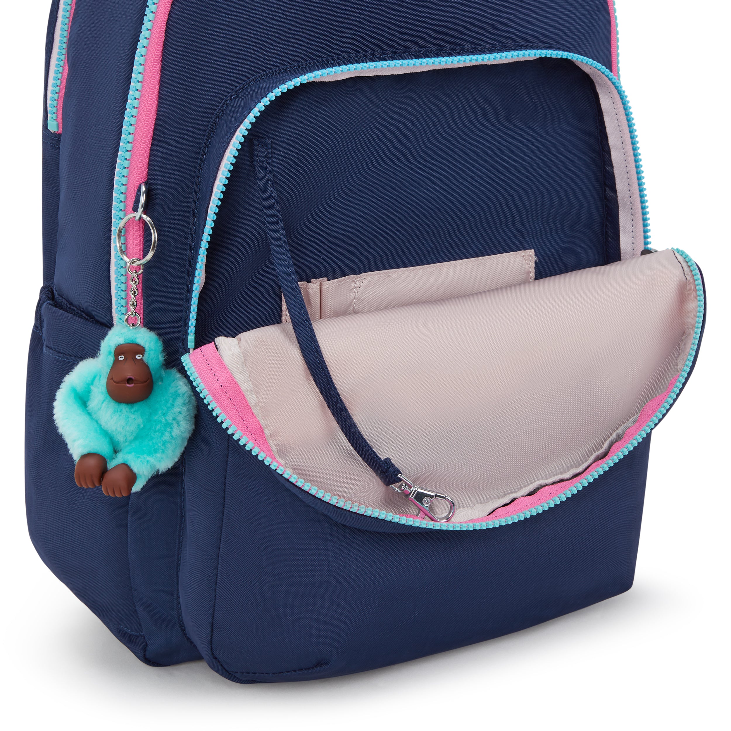 Kipling Seoul Lap Resort Navy Large backpack with laptop compartment I4275-2DG