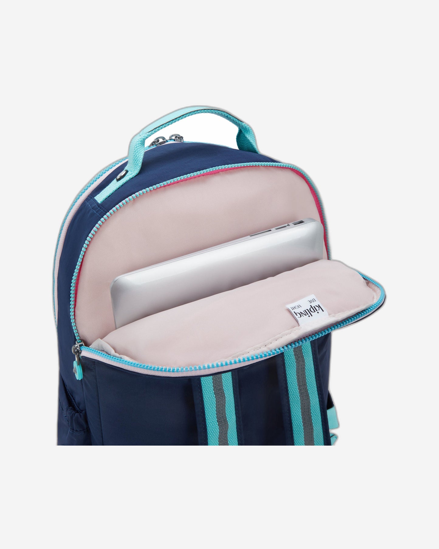 Kipling Seoul Lap Resort Navy Large backpack with laptop compartment I4275-2DG