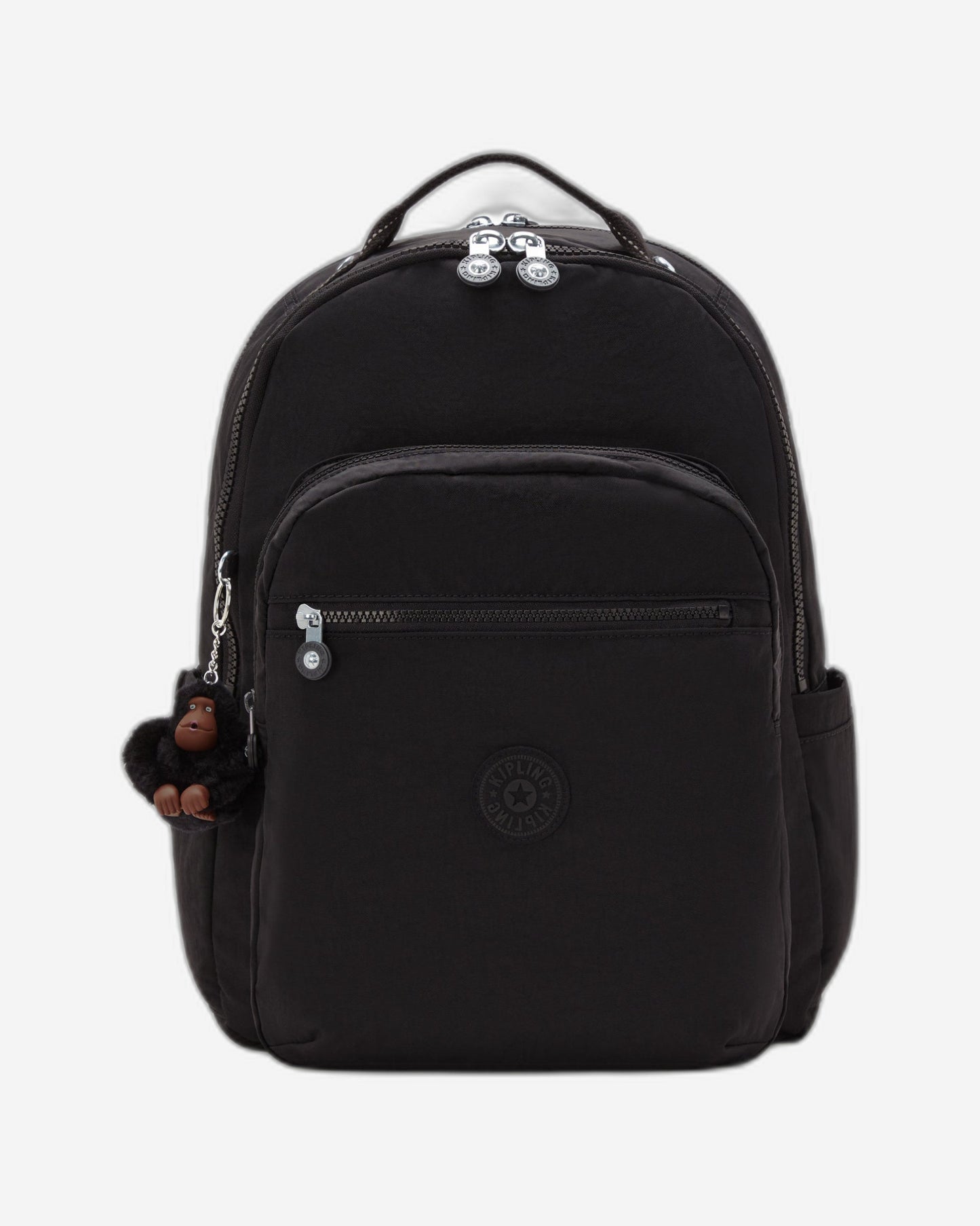 Kipling Seoul Lap True Black Large backpack with laptop compartment I4275-J99