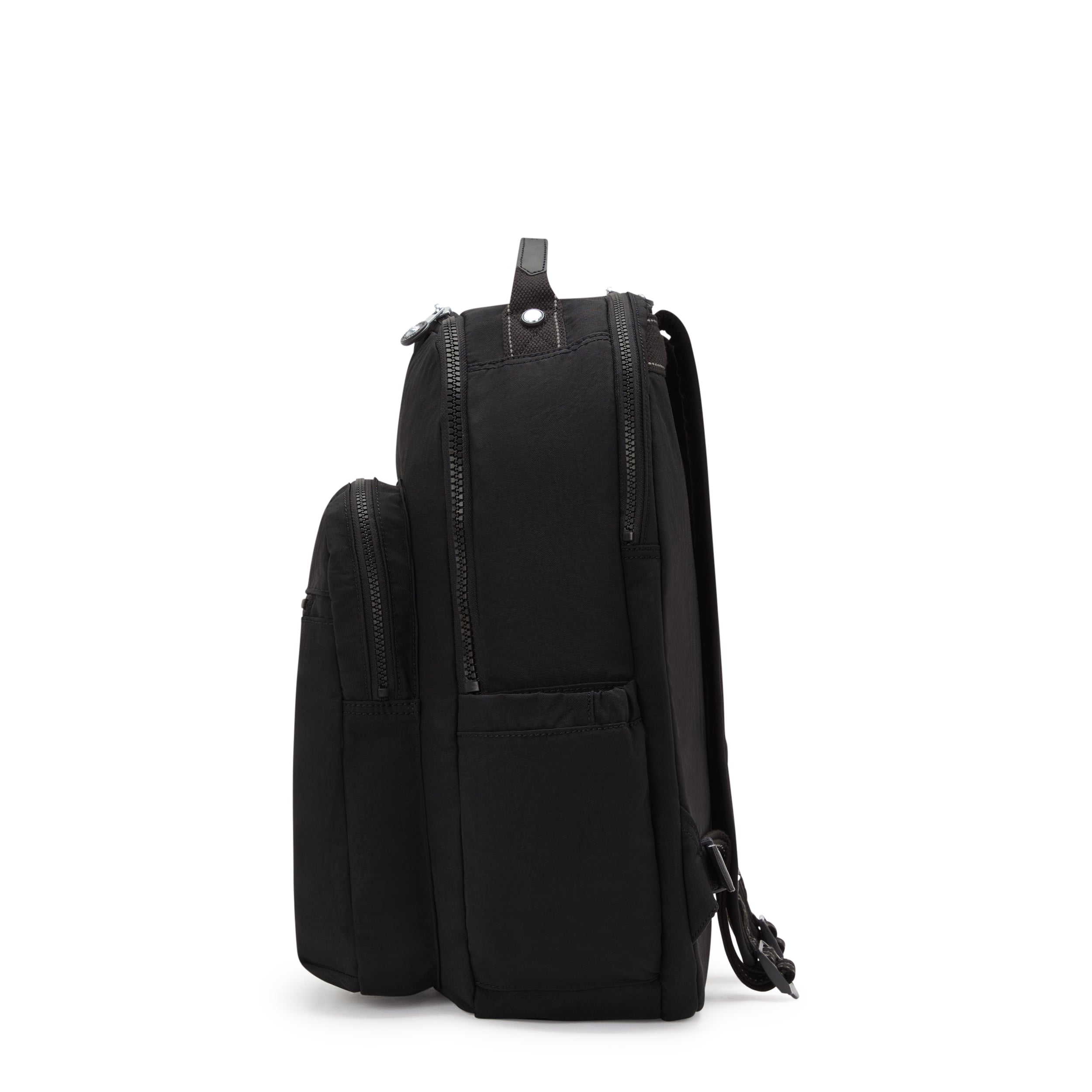 Kipling Seoul Lap True Black Large backpack with laptop compartment I4275-J99