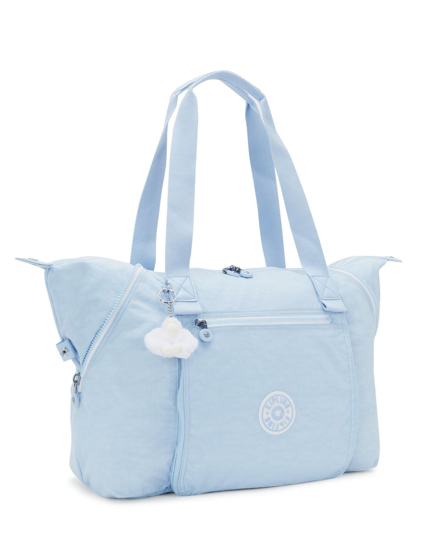 Kipling Wellness Art M Frost Blue Bl Large Tote Bag C2I4277-LZ8