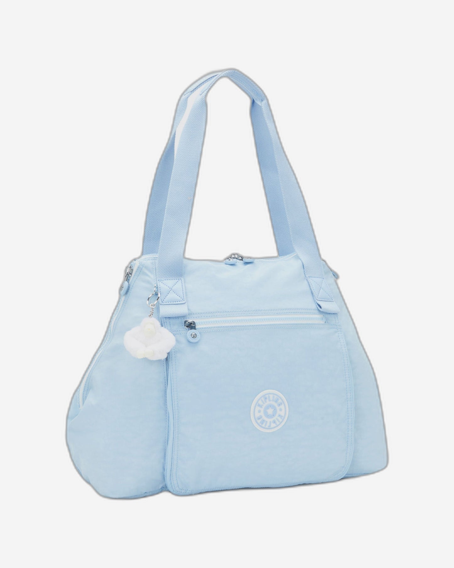 Kipling Wellness Art M Frost Blue Bl Large Tote Bag C2I4277-LZ8